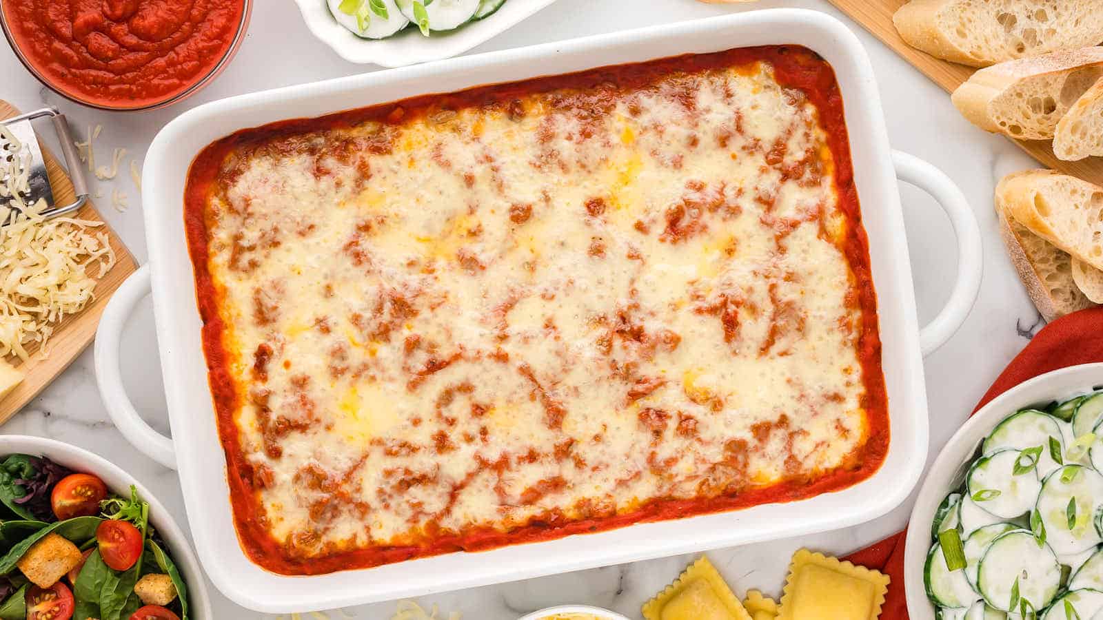 Lazy Lasagna recipe by Cheerful Cook.