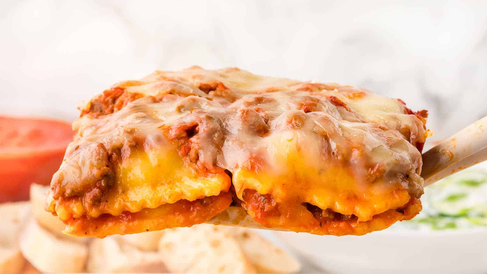 Lazy Lasagna recipe by Cheerful Cook.