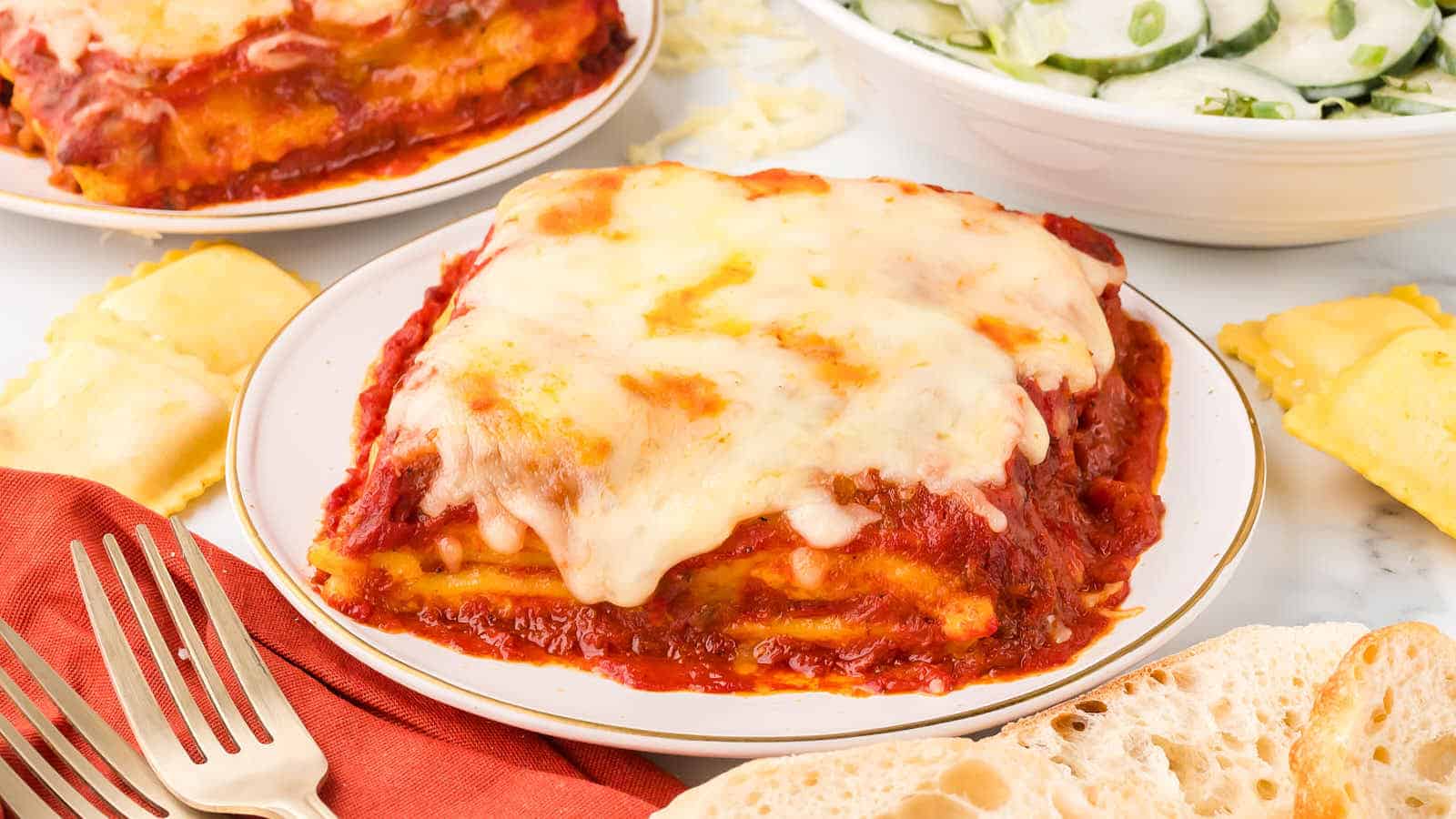Lazy Lasagna recipe by Cheerful Cook.