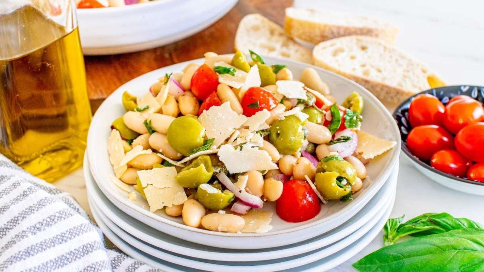 Italian White Bean Salad recipe by xoxoBella.
