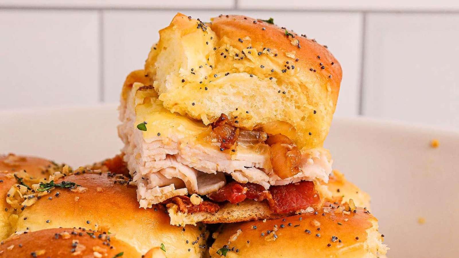Maple Bacon Turkey Sliders recipe by xoxoBella.