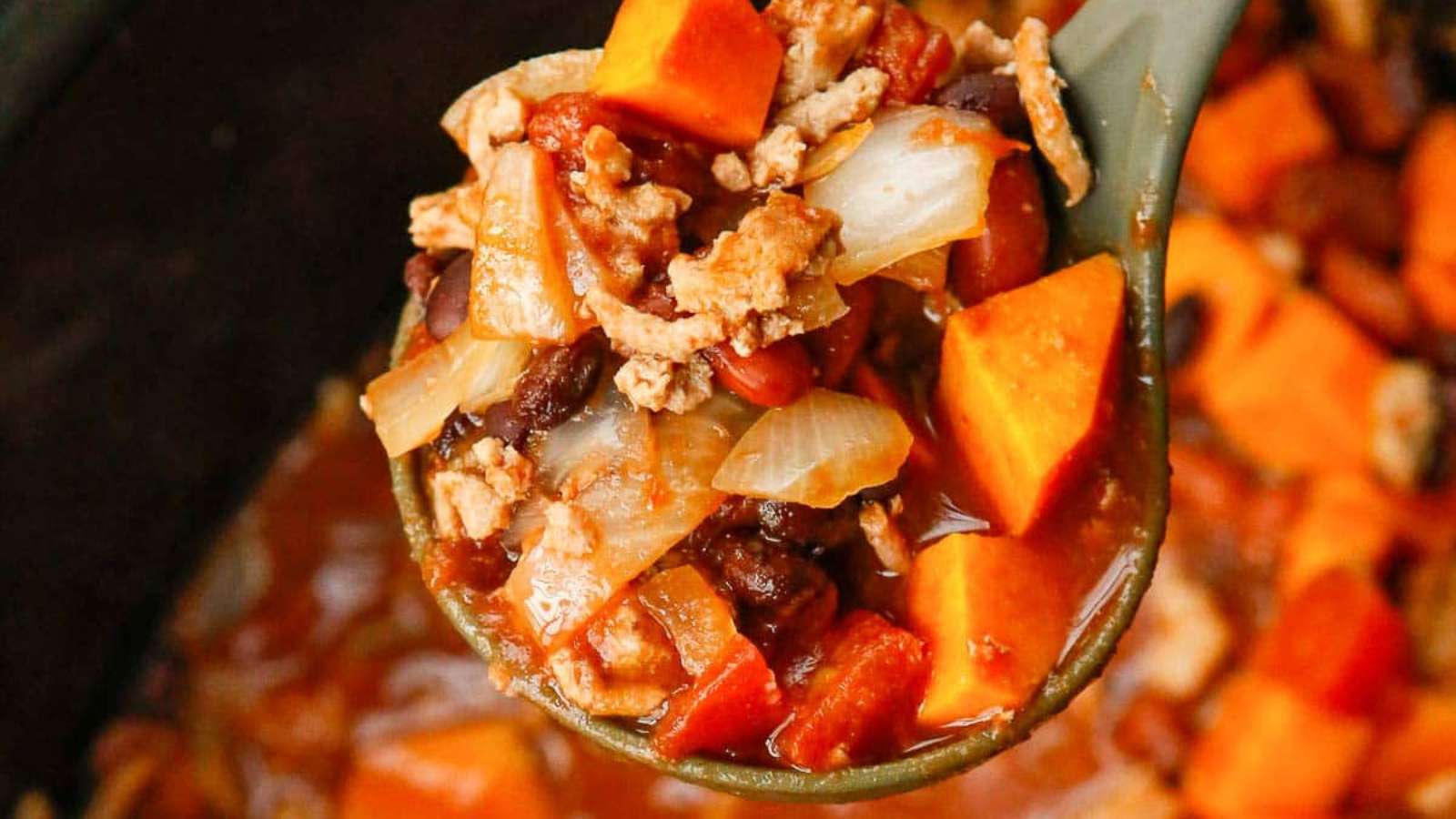 Slow Cooker Turkey Chili recipe by Boulder Locavore.