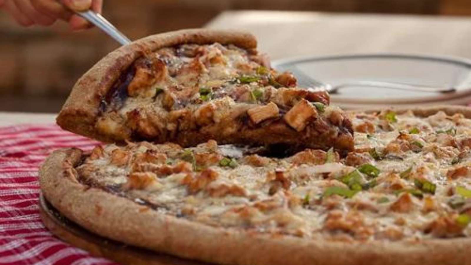 BBQ Chicken Pizza recipe by Chew Out Loud.