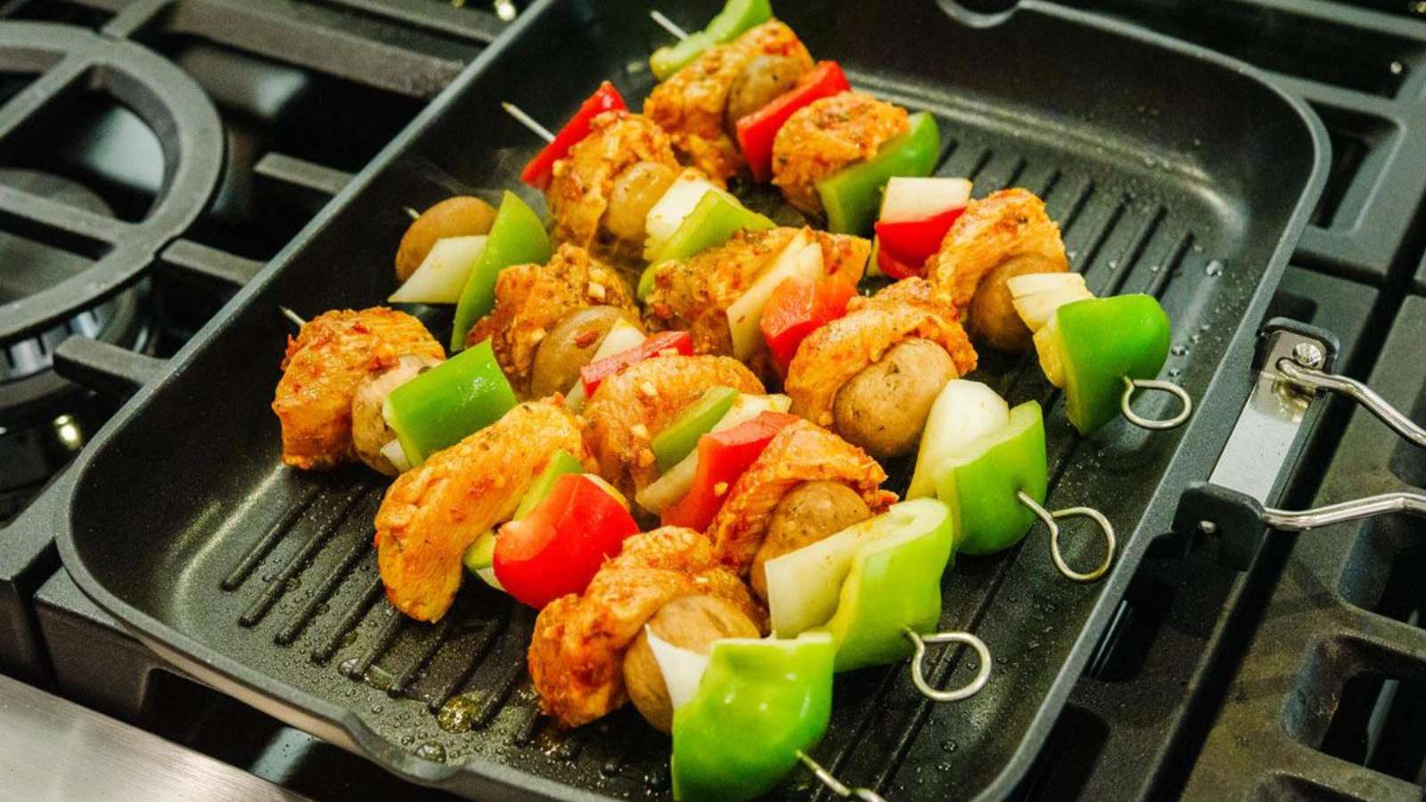 Mediterranean Chicken Kabobs recipe by Cuisine and Travel.