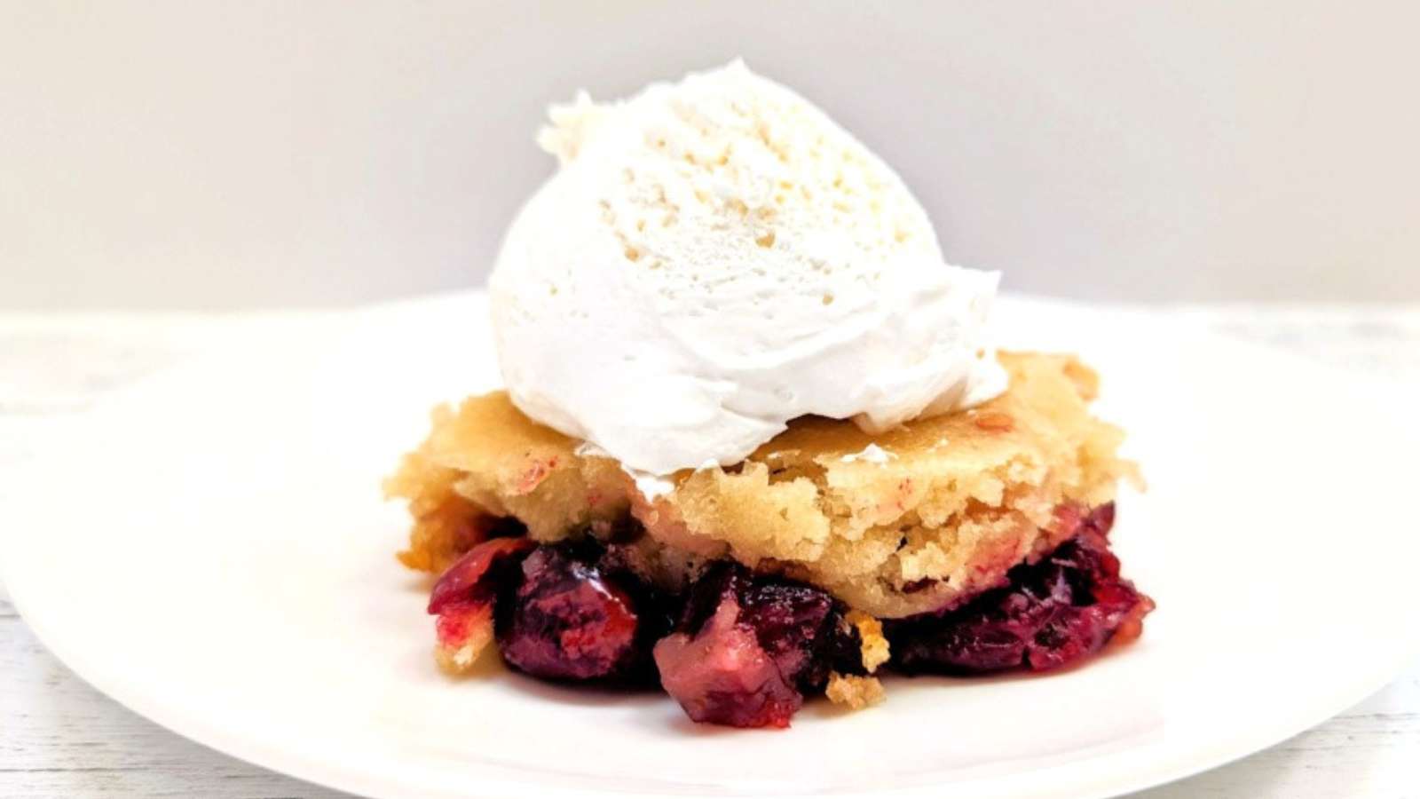 Slow Cooker Cranberry Cobbler recipe by Flavorful Eats.