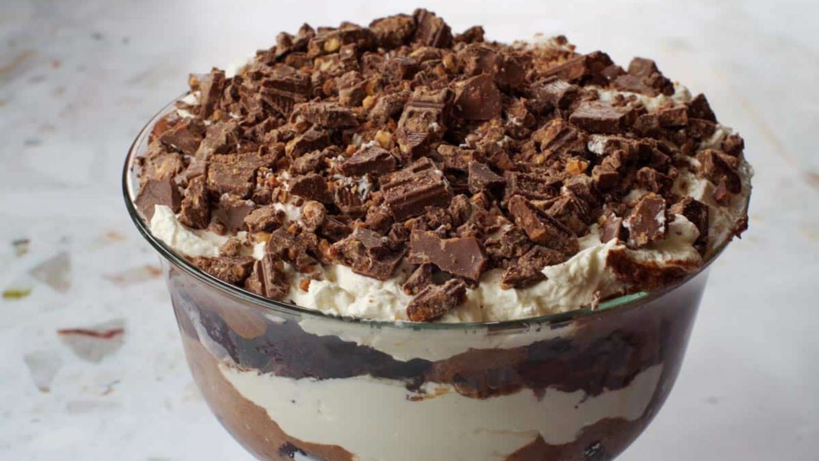 Death by Chocolate Trifle recipe by Food Meanderings.