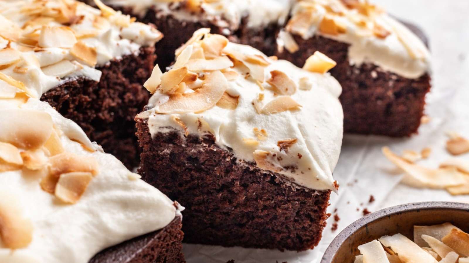Chocolate Coconut Cake recipe by I Heart Eating.