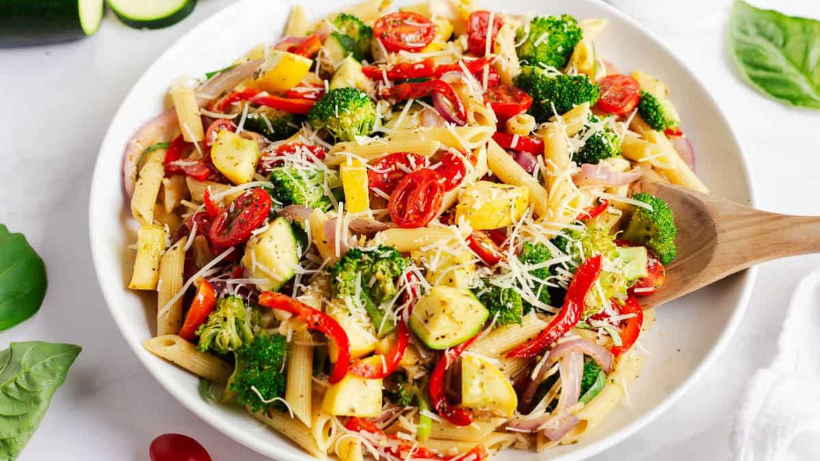 Pasta Primavera recipe by I Heart Naptime.