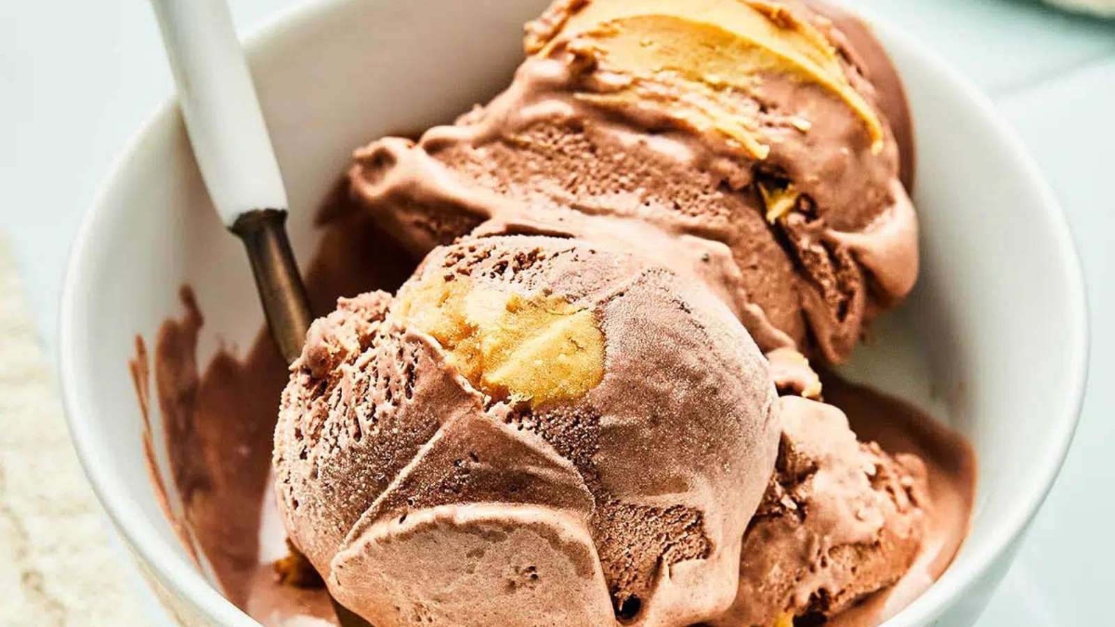 Chocolate Peanut Butter Ice Cream recipe by Kelly Neil.