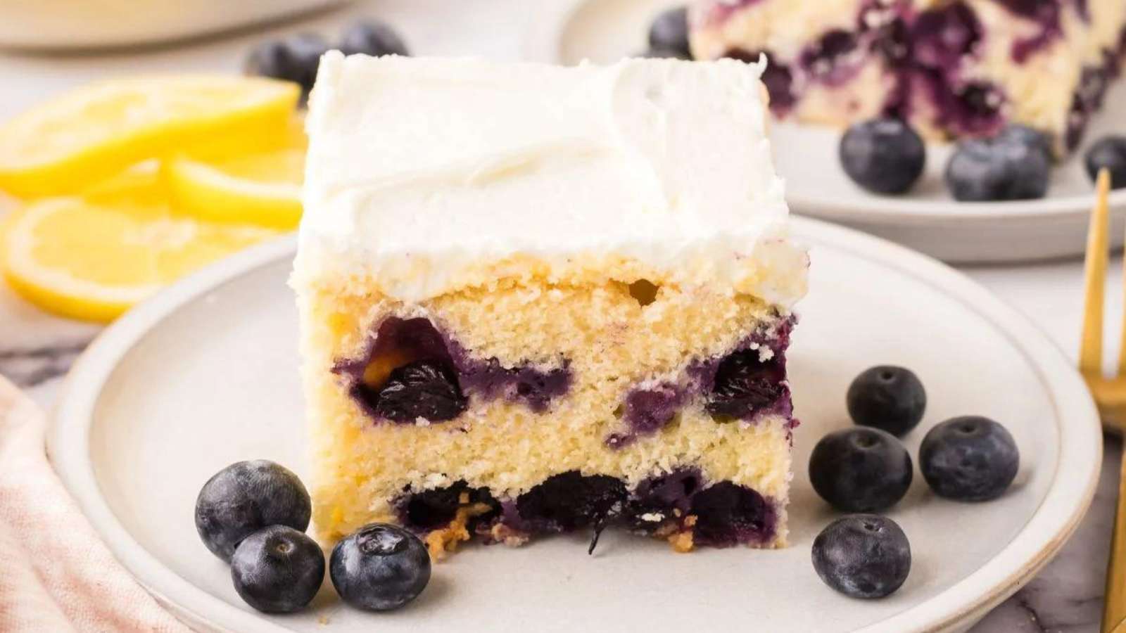 Blueberry Sheet Cake recipe by Kitchen Divas.