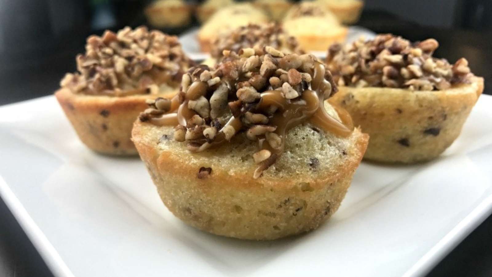 Caramel Maple Pecan Muffins recipe by Kitchen Divas.
