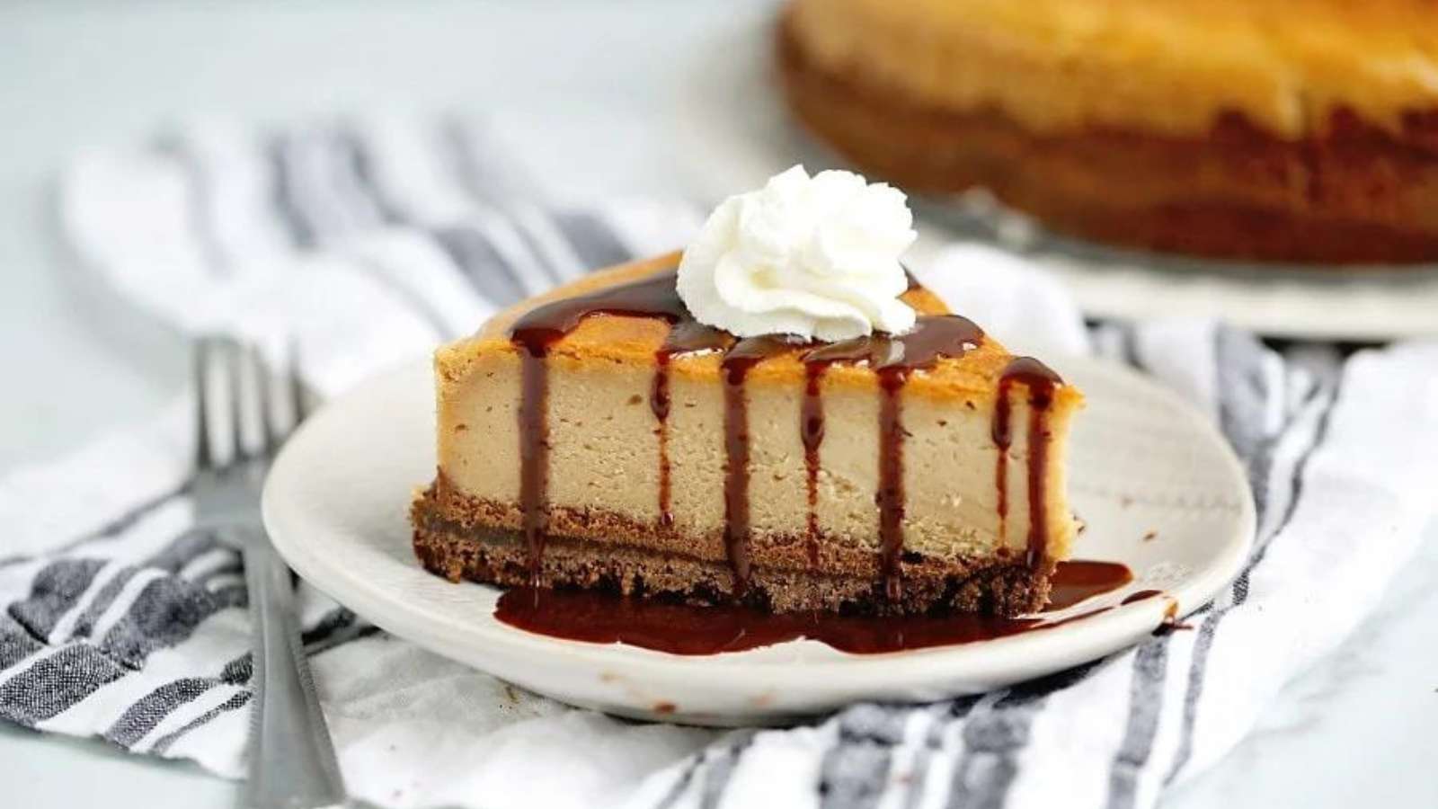 Chocolate Peanut Butter Cheesecake recipe by Kitchen Divas.