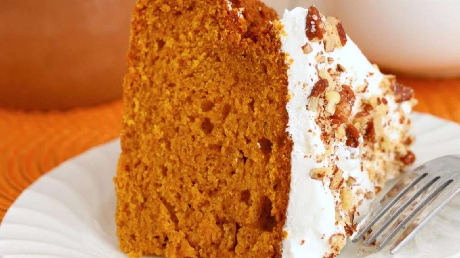 Pumpkin Cake In Air Fryer recipe by Kitchen Divas.