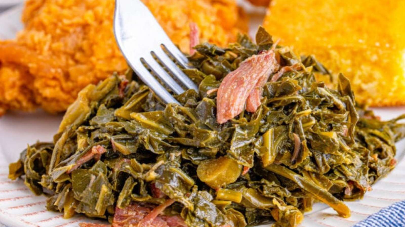 Southern Collard Greens Ham Hocks recipe by Kitchen Divas.