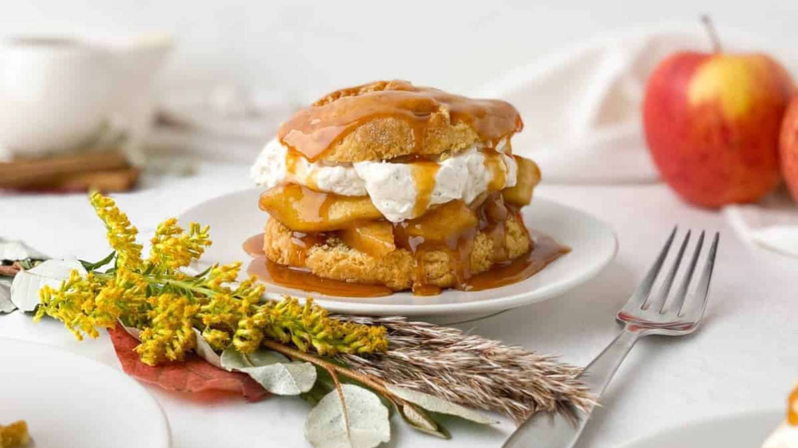 Apple Shortcake recipe by Live to Sweet.