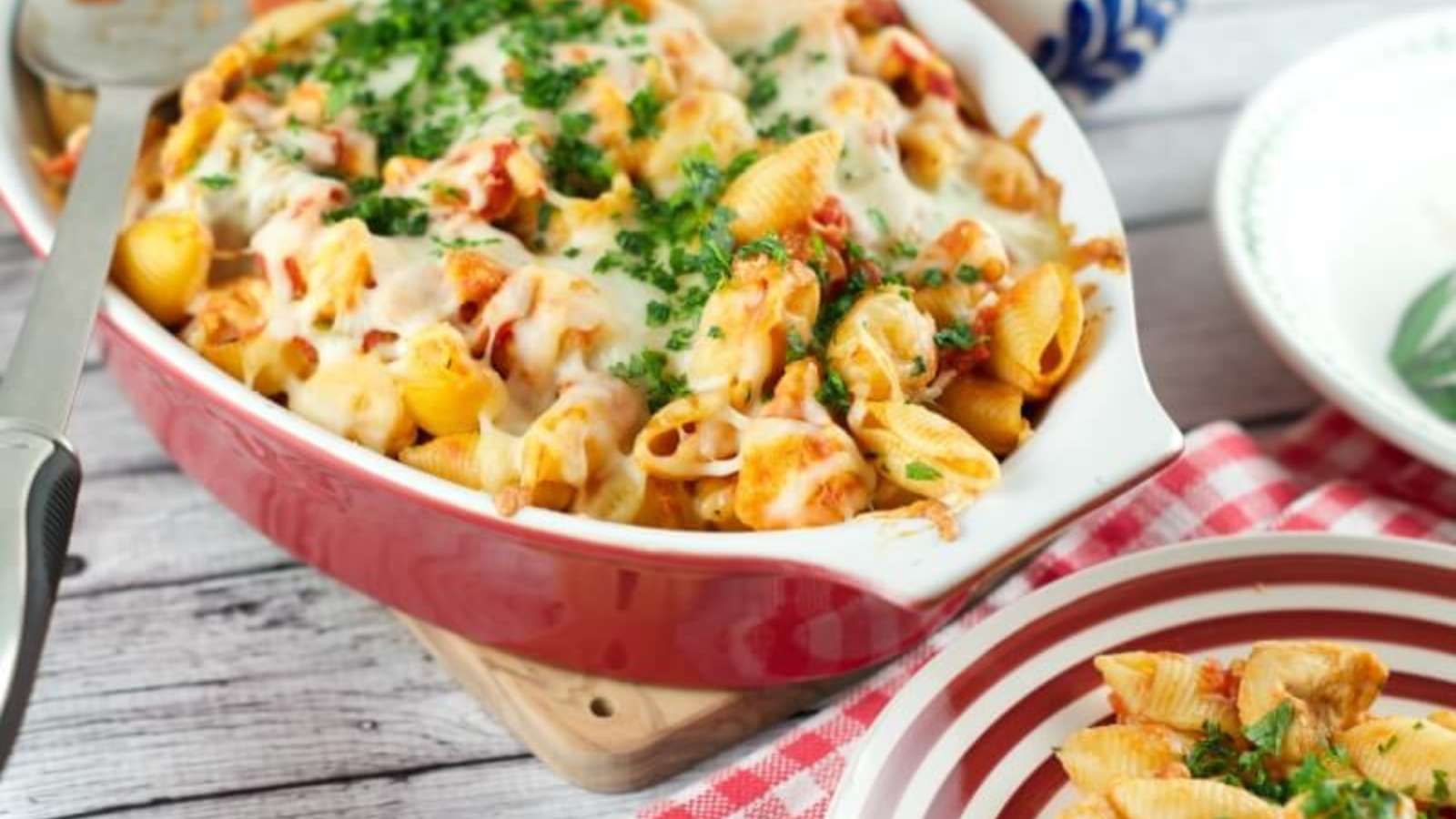 Cheesy Chicken Casserole recipe by Living Sweet Moments.