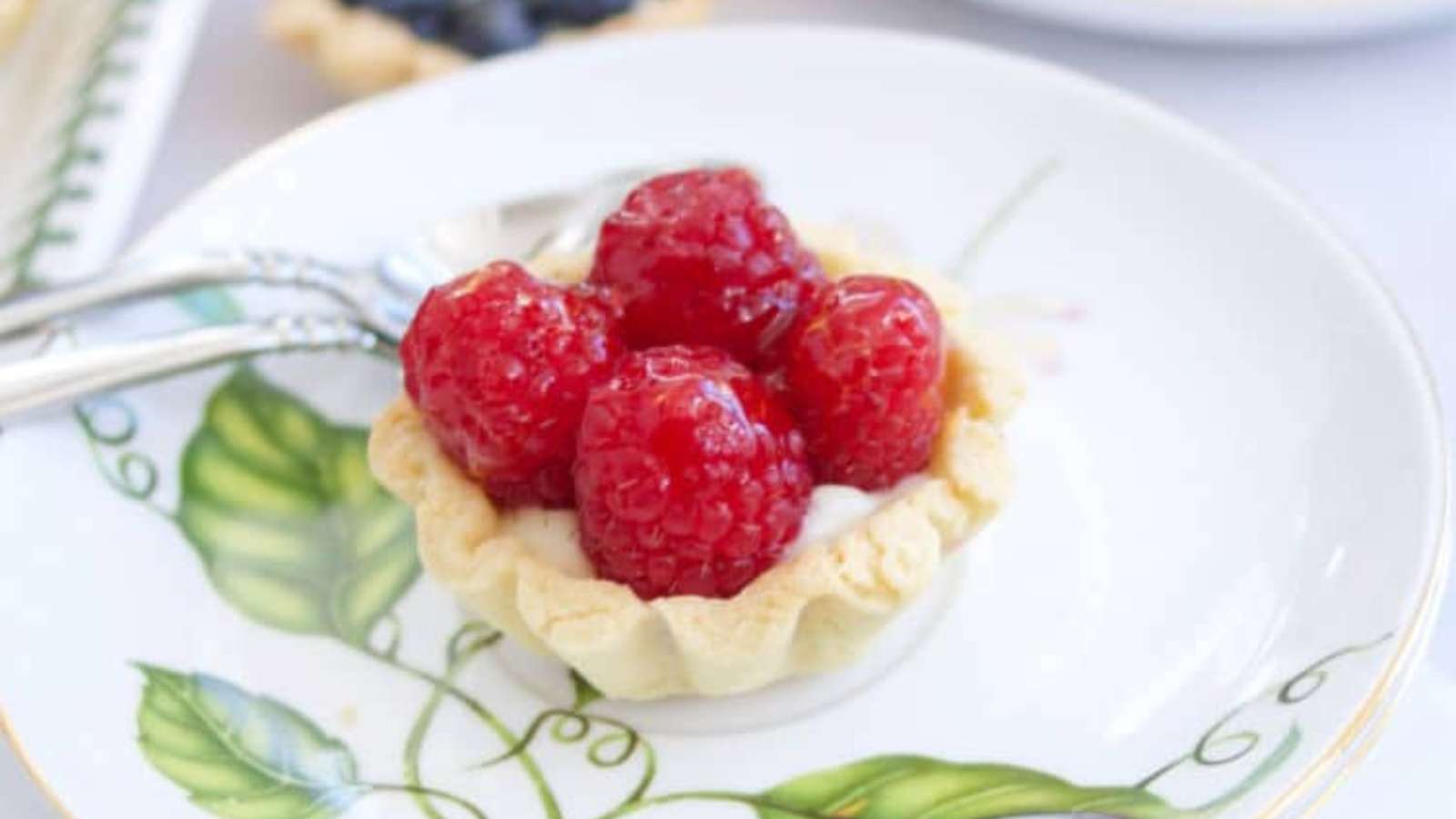 Elegant Mini Berry Tarts recipe by Living Sweet Moments.