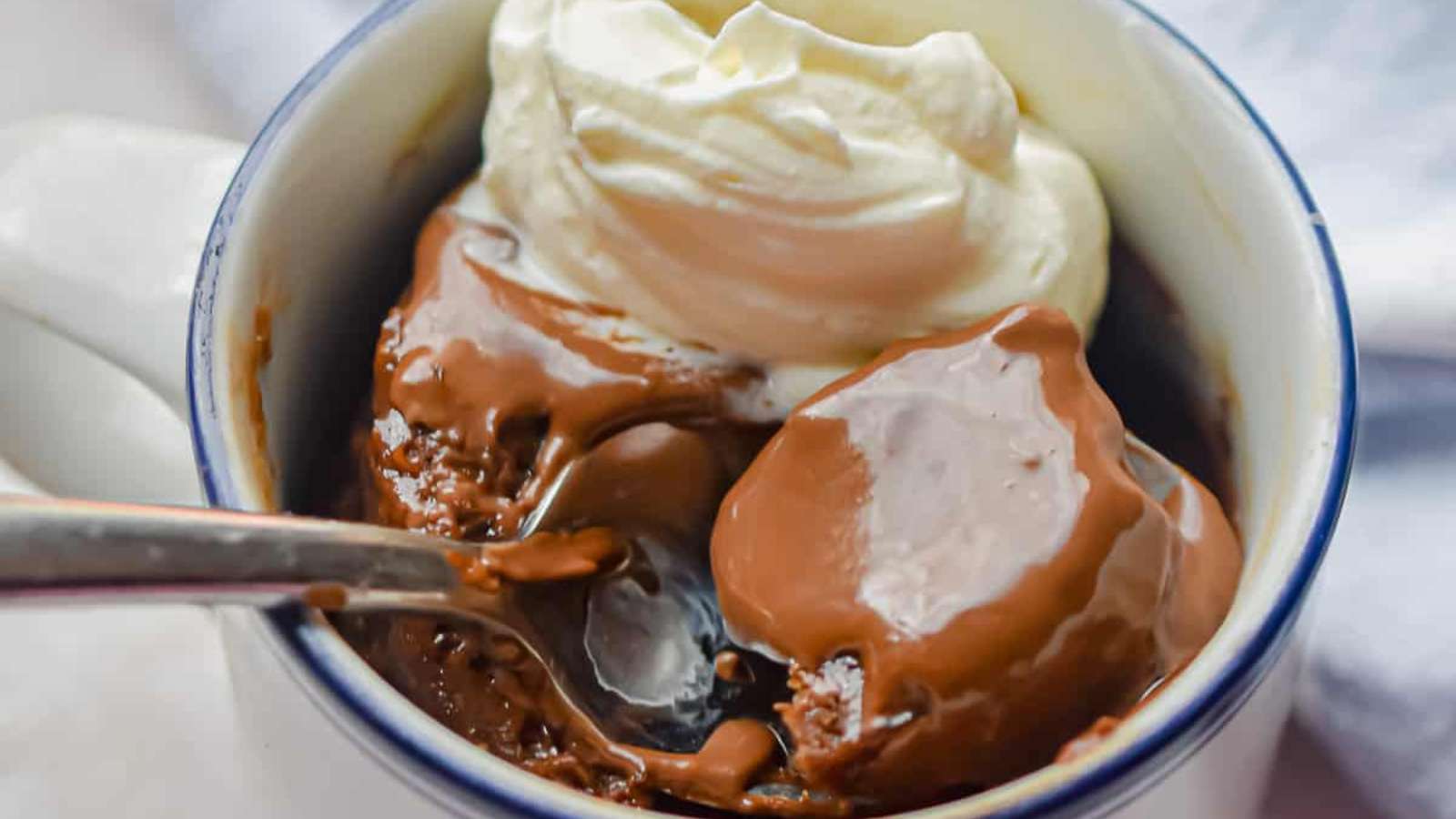 Rich Nutella Mug Cake recipe by Lynn's Way of Life.
