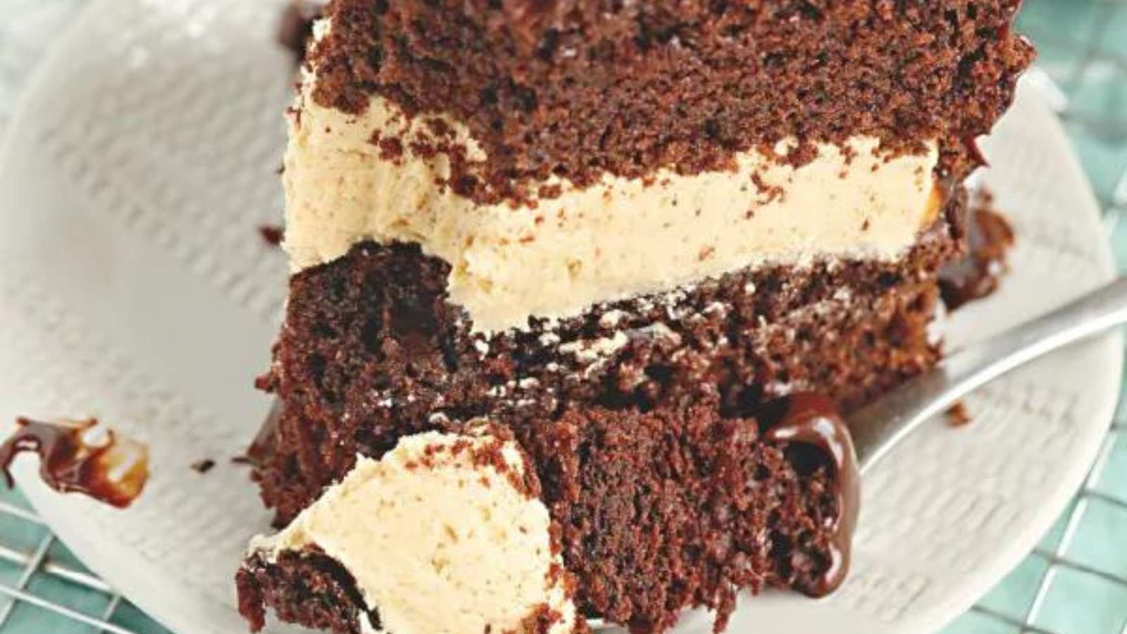 Chocolate Peanut Butter Cake recipe by Maria’s Mixing Bowl.