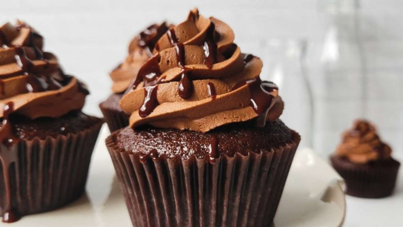 Triple Chocolate Cupcakes recipe by My Happy Bakes.