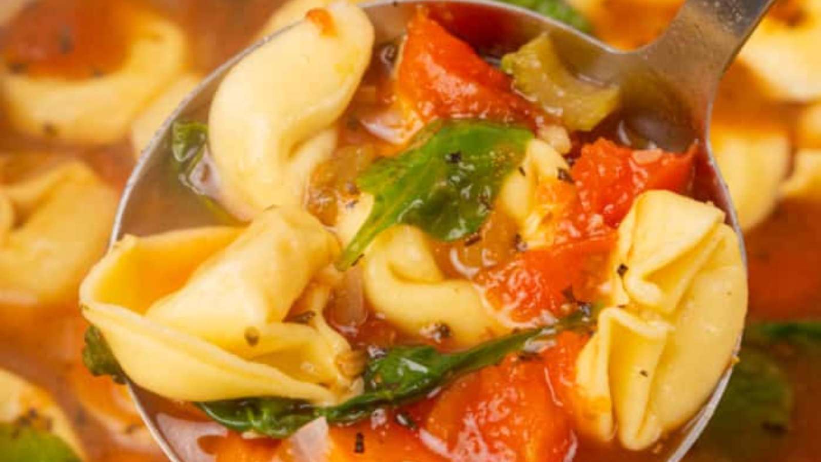 Tortellini Soup recipe by Organically Addison.
