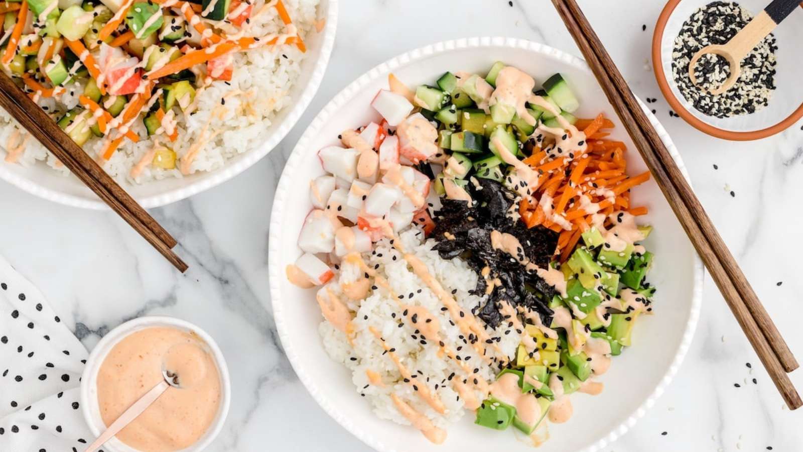 California Roll Sushi Bowls recipe by Princess Pinky Girl.