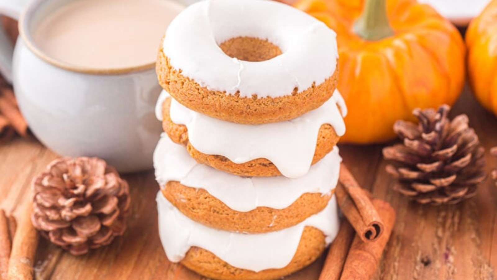 Pumpkin Donuts recipe by Princess Pinky Girl.
