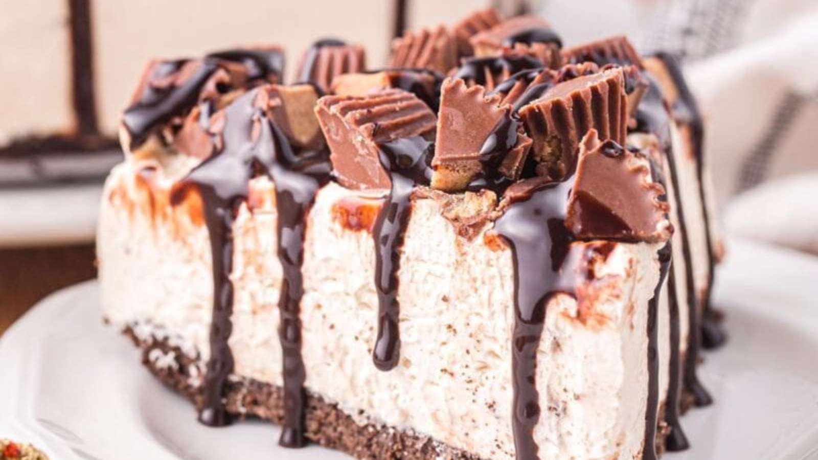 Reese's No-Bake Cheesecake recipe by Princess Pinky Girl.