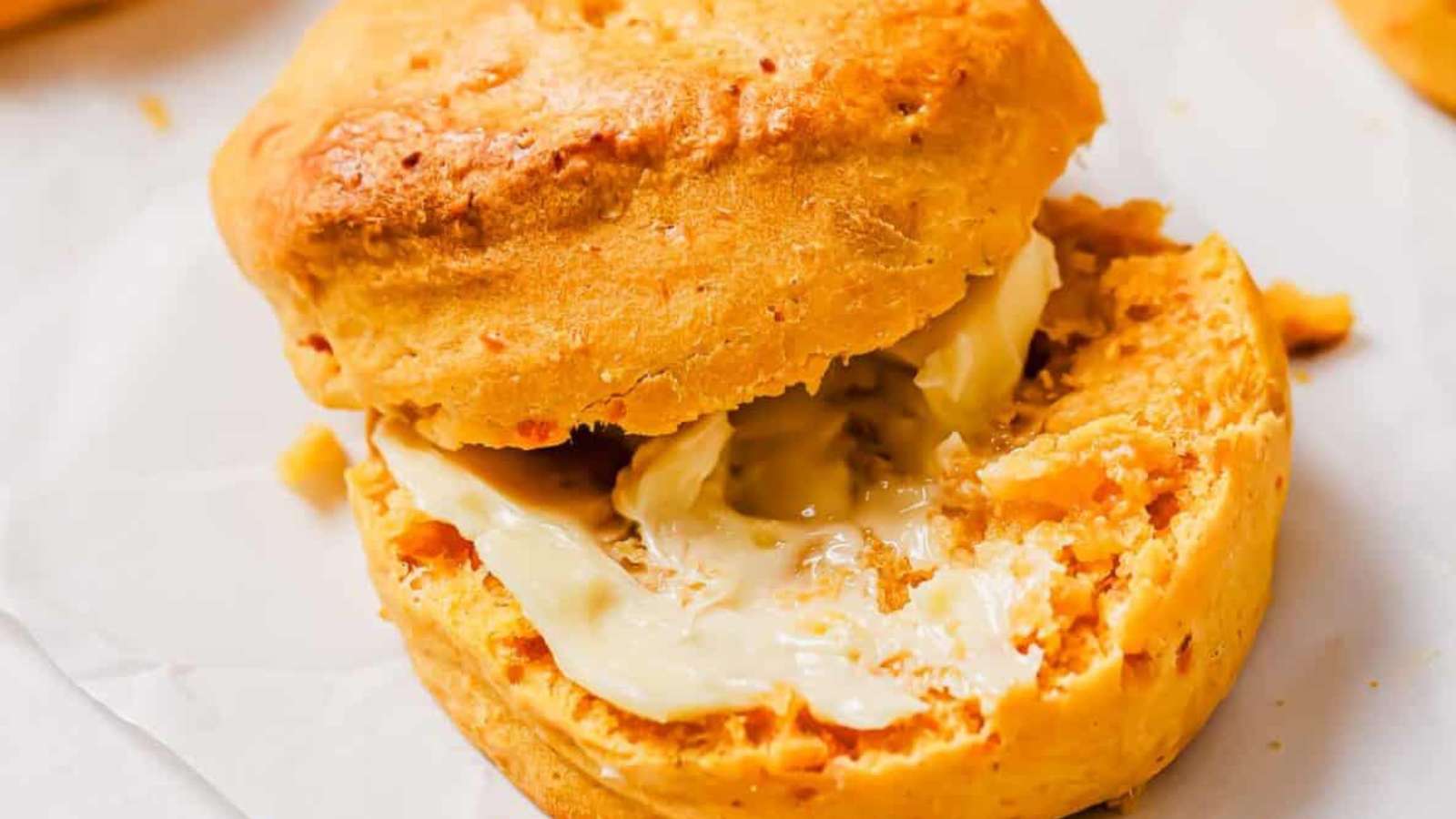 Sweet Potato Biscuits recipe by Running to the Kitchen.