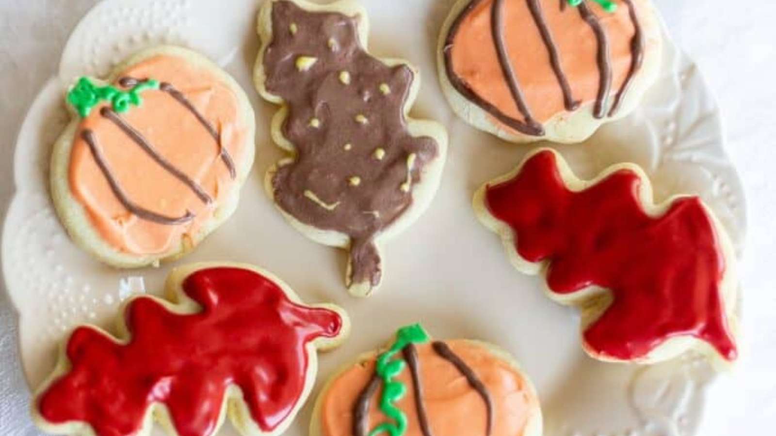 Fall Sour Cream Sugar Cookies recipe by Saving Talents.
