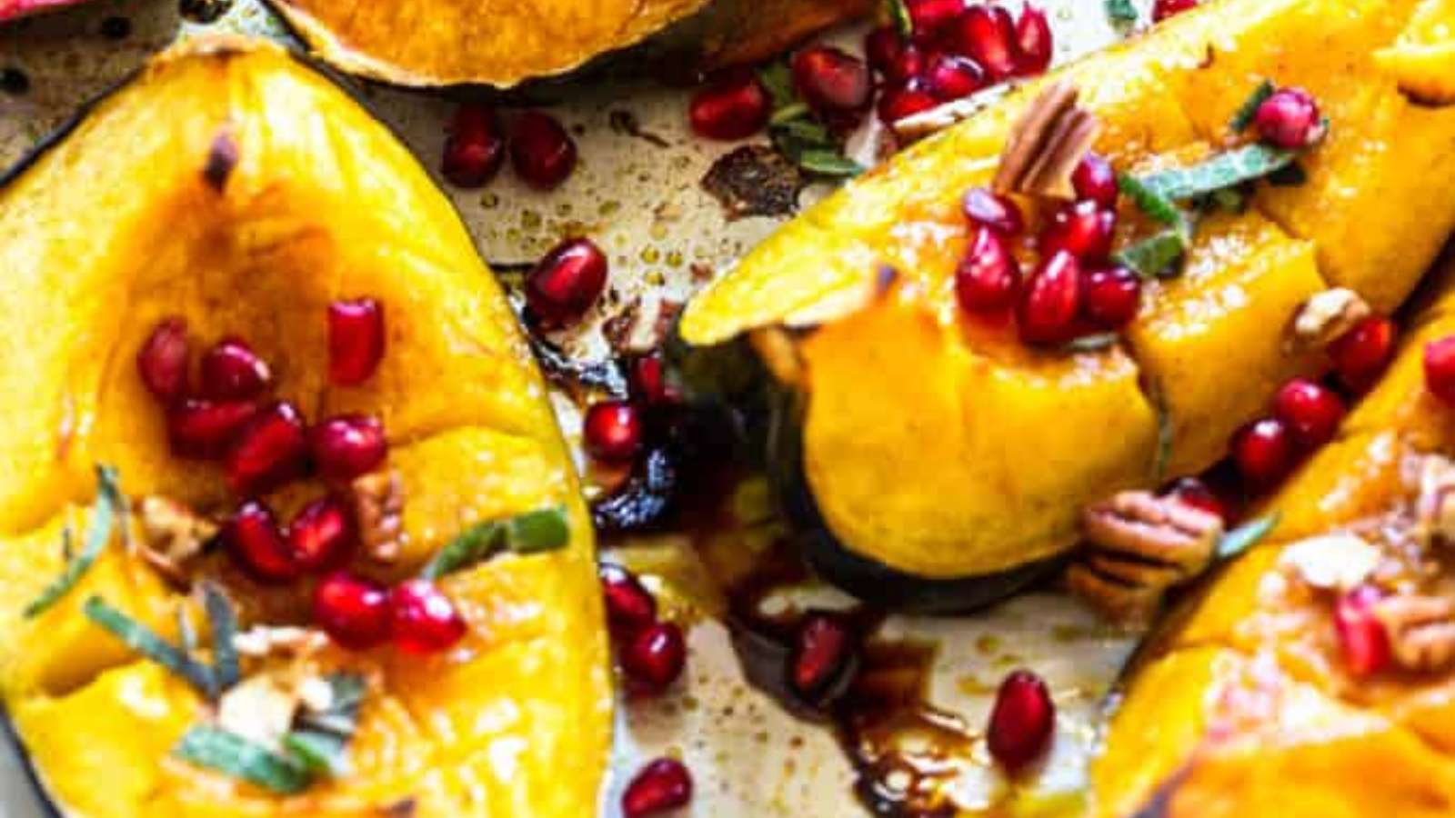 Buttery Roasted Acorn Squash recipe by Seasonal Cravings.