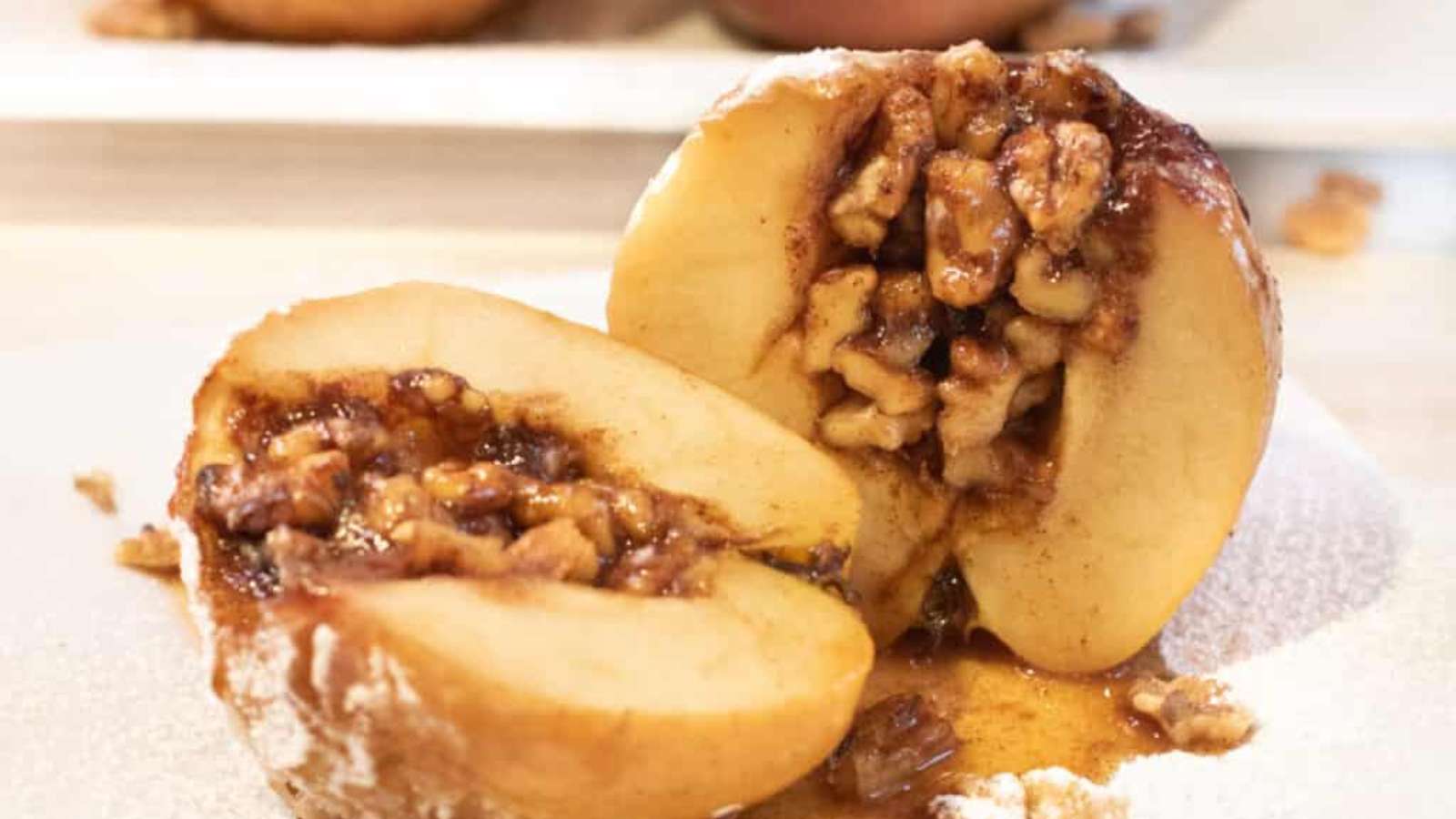 Maple Walnut Baked Apples recipe by Served From Scratch.