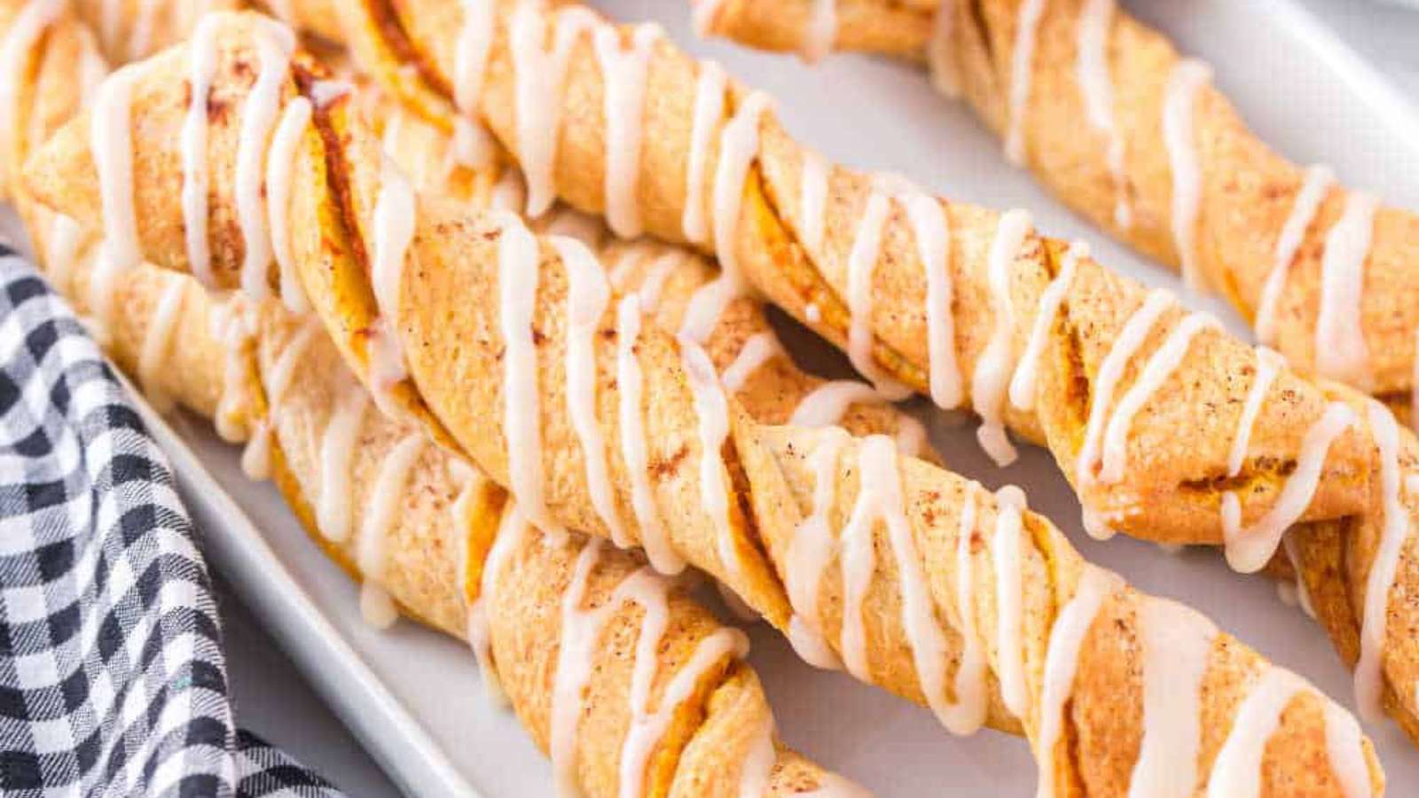 Air Fryer Pumpkin Pie Twists recipe by Simply Stacie.