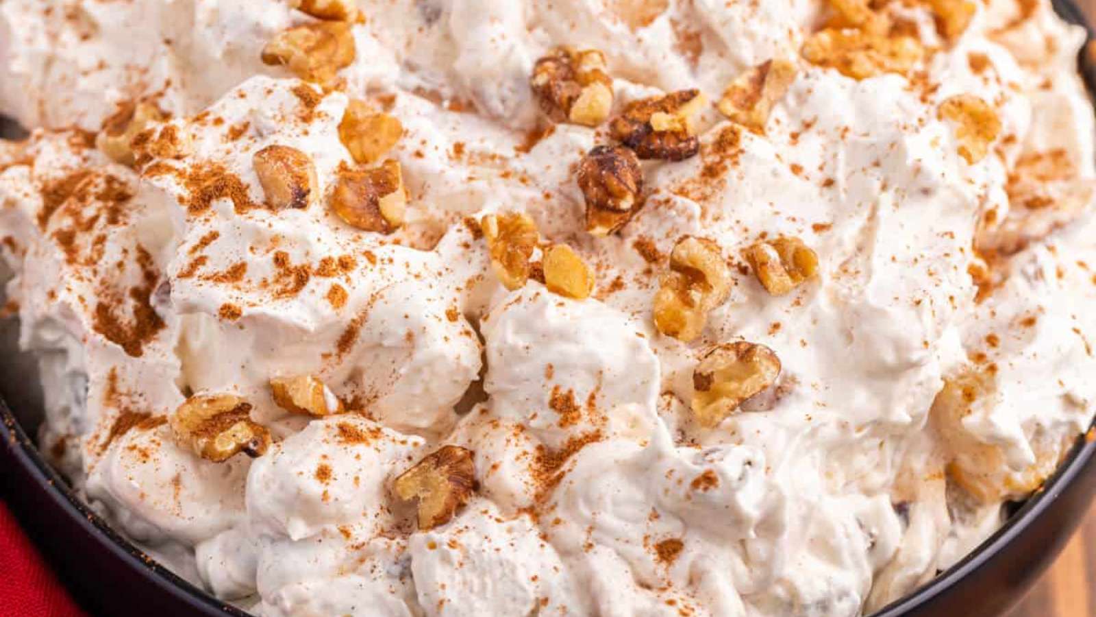 Apple Pie Fluff Salad recipe by Simply Stacie.