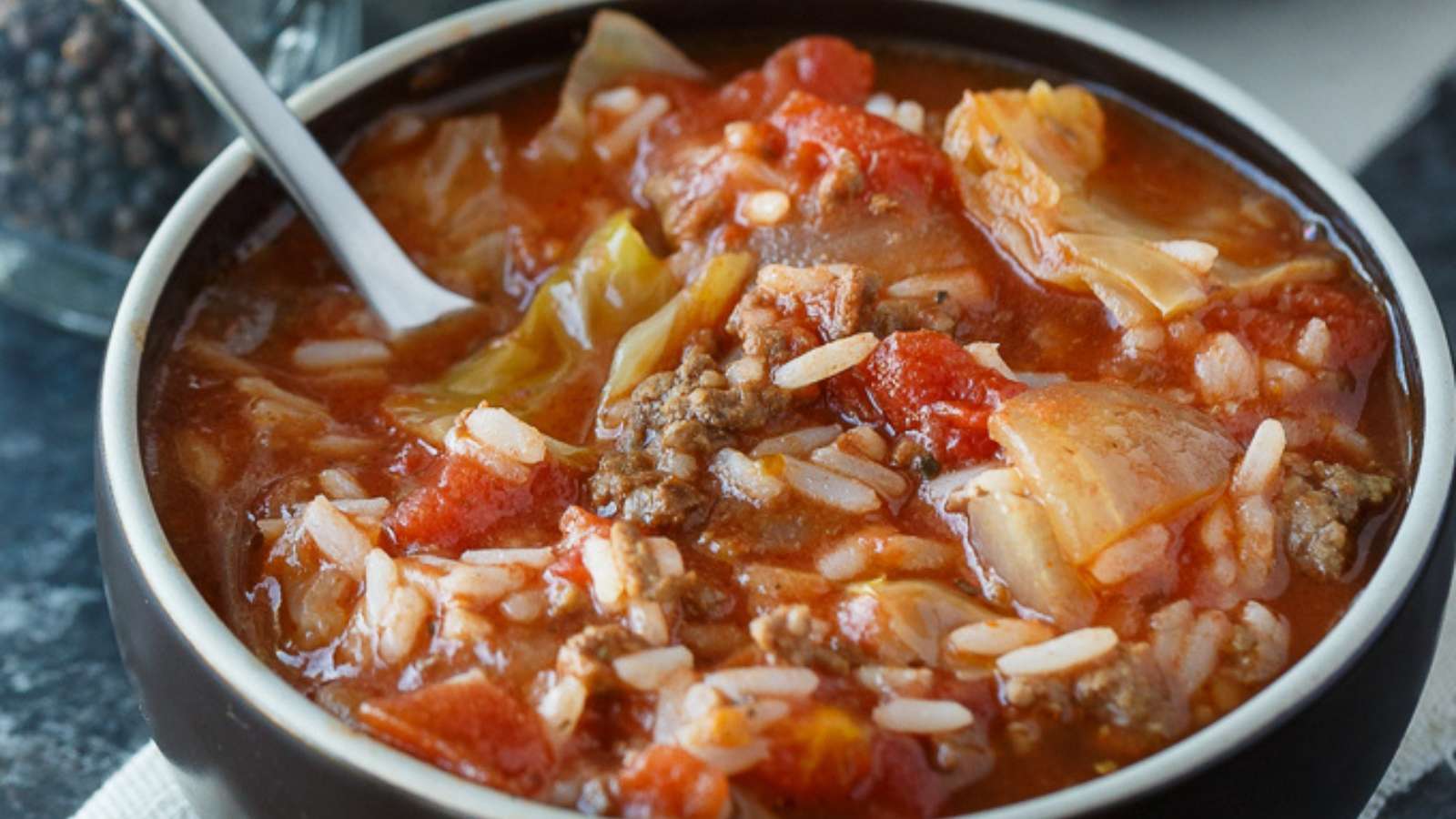 Cabbage Roll Soup recipe by Simply Stacie.
