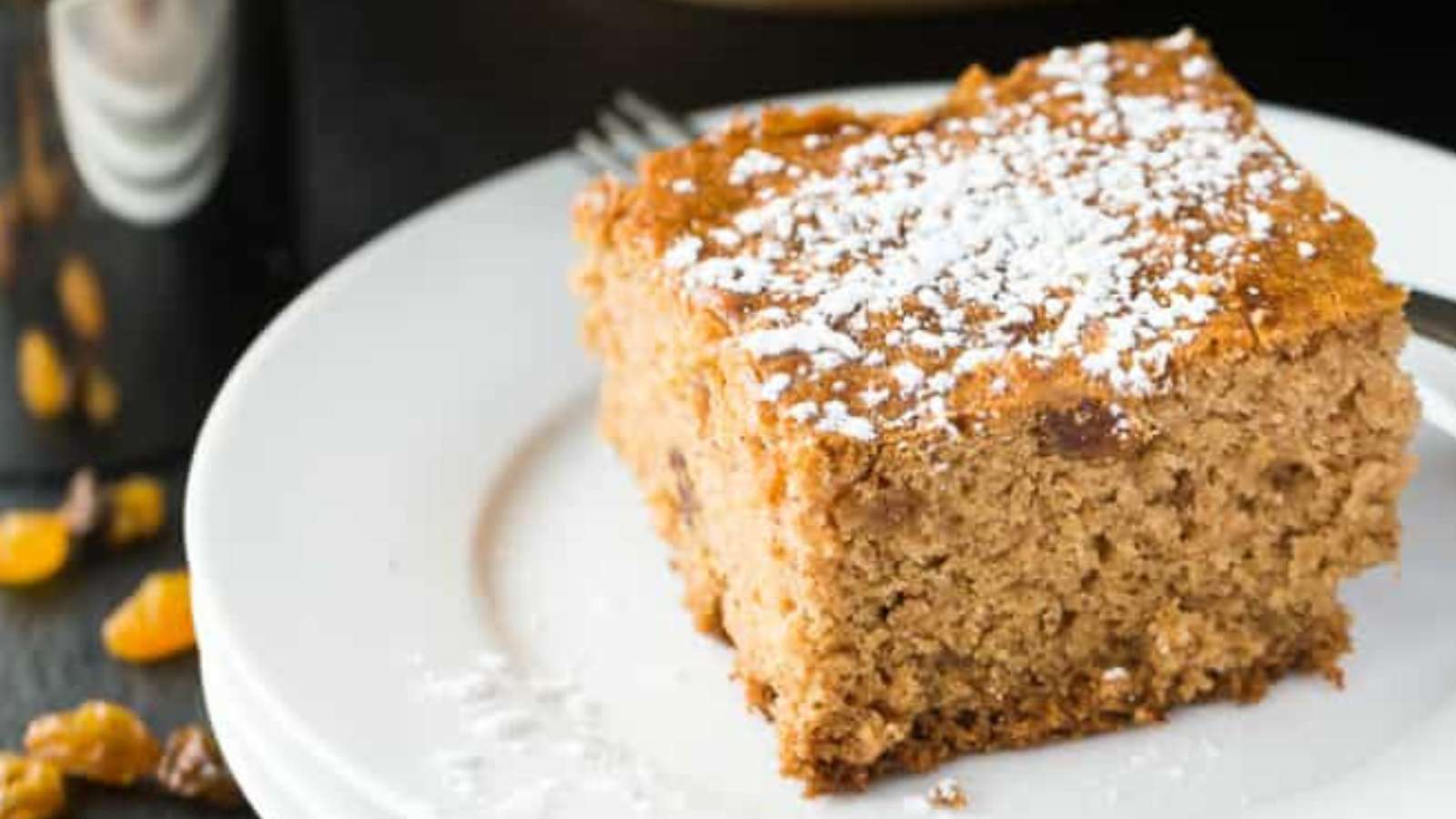 Easy Apple Raisin Cake recipe by Simply Stacie.