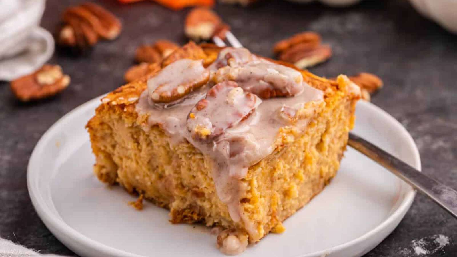 Pumpkin Cream Cheese Danish Bake recipe by Simply Stacie.