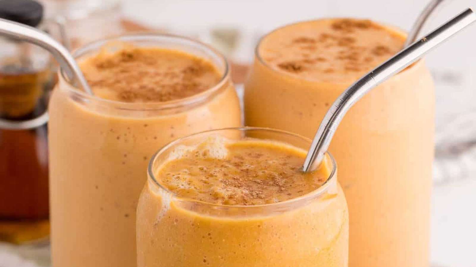 Pumpkin Pie Smoothie recipe by Simply Stacie.