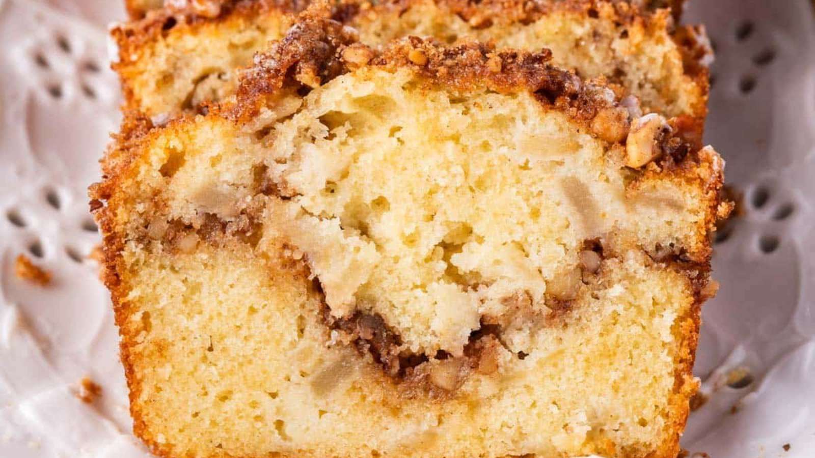 Apple Streusel Bread recipe by Tastes of Lizzy T.