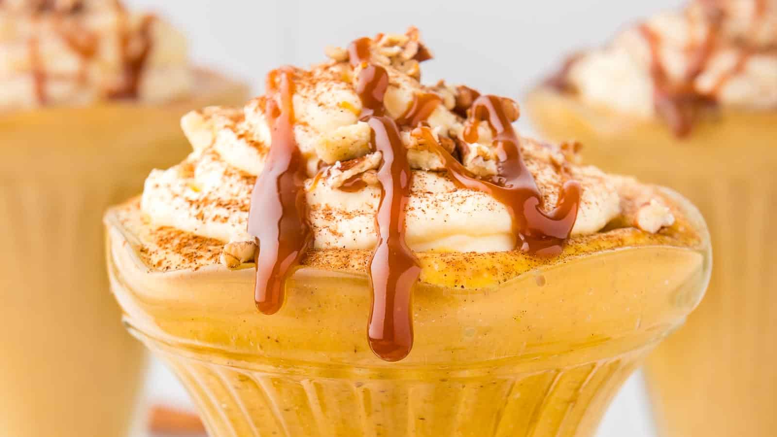 Pumpkin Milkshake recipe by Tessie's Table.