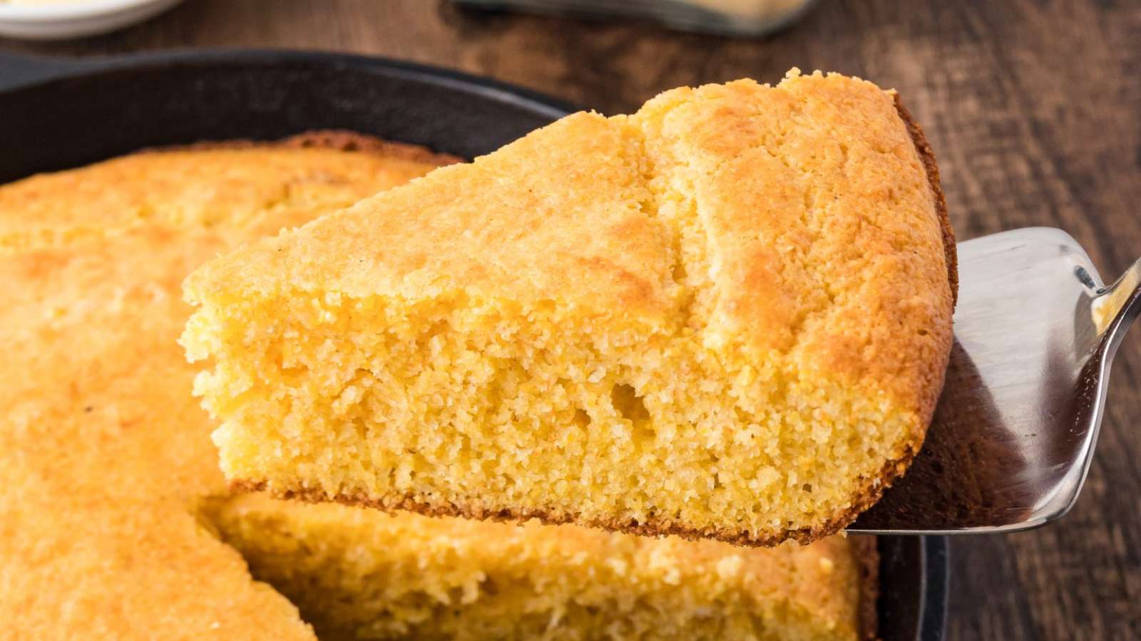 Skillet Cornbread recipe by Tessie's Table.