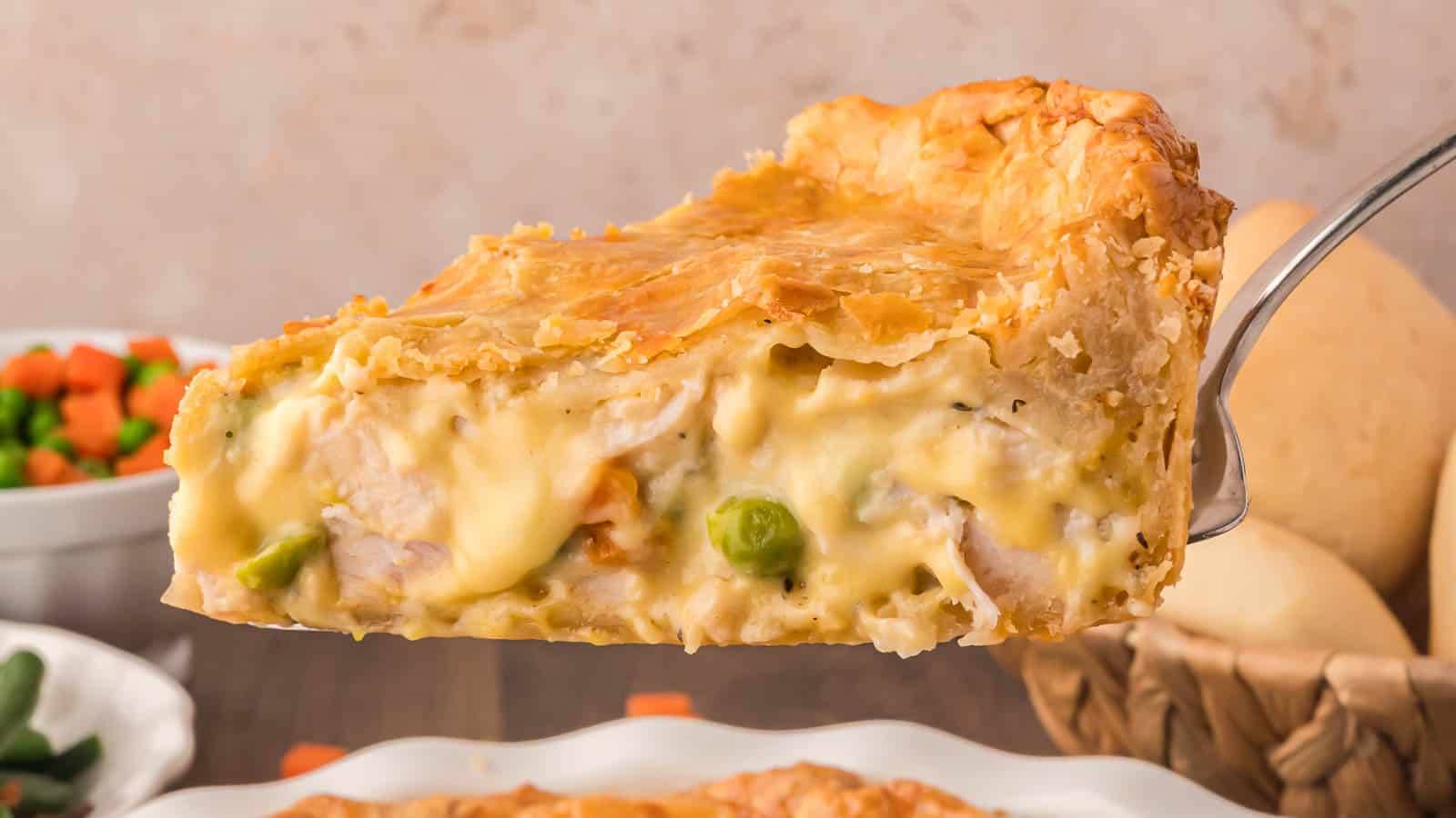 Turkey Pot Pie recipe by Tessie's Table.