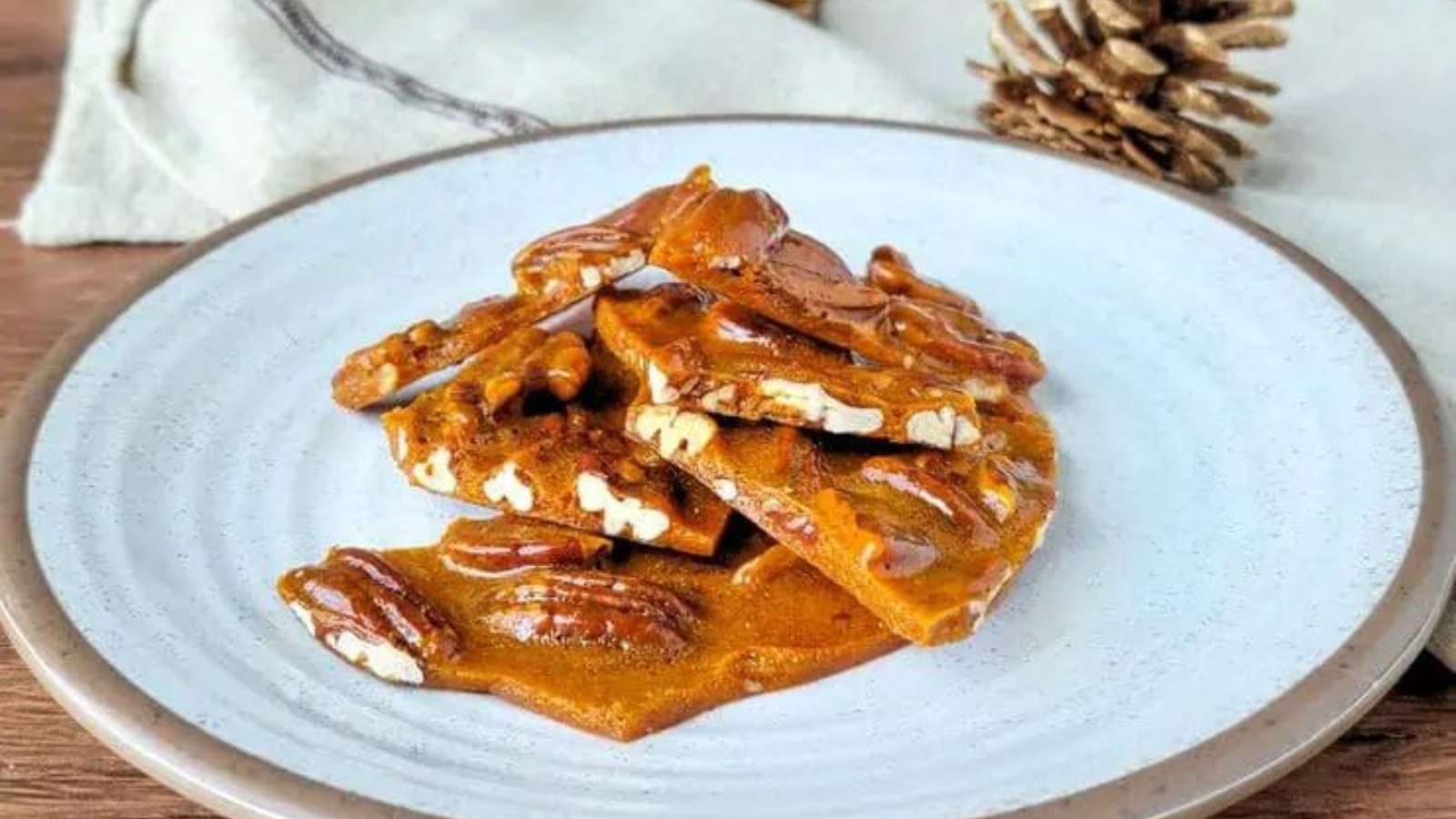 Homemade Pecan Brittle recipe by The Casual Foodist.