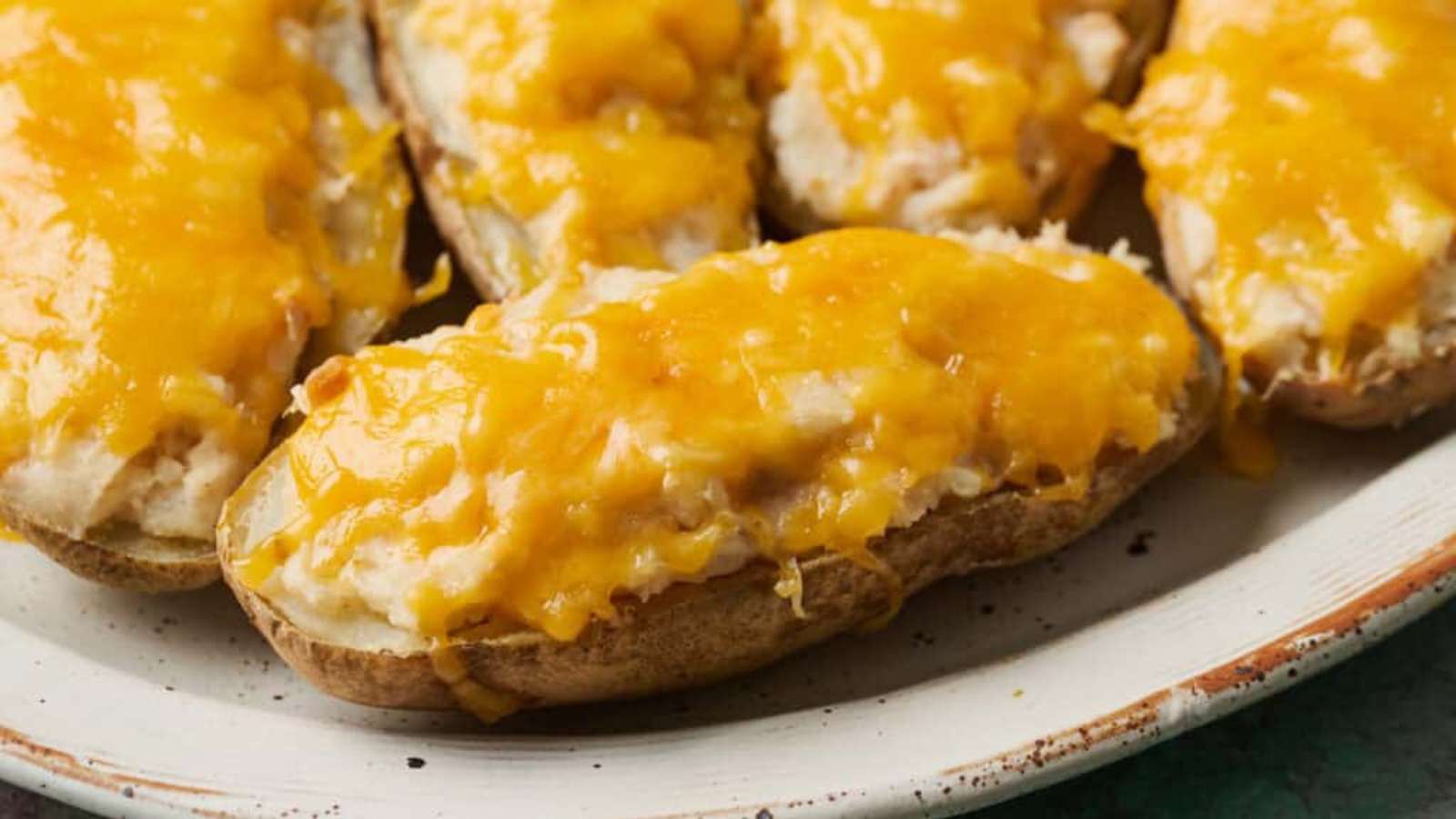 Tuna Baked Potatoes recipe by The Dinner Bell.