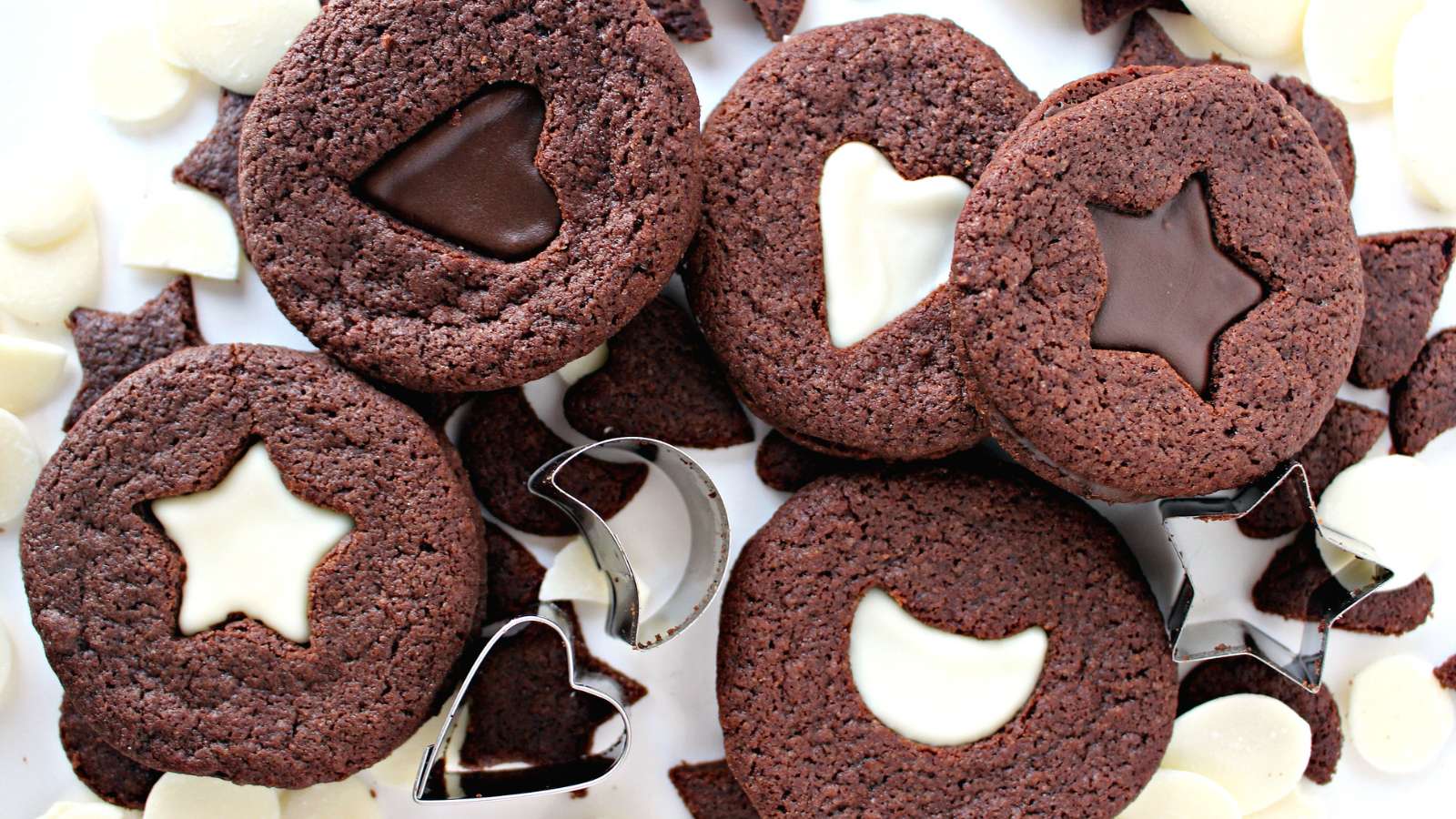 Chocolate Sandwich Cookies recipe by The Monday Box.