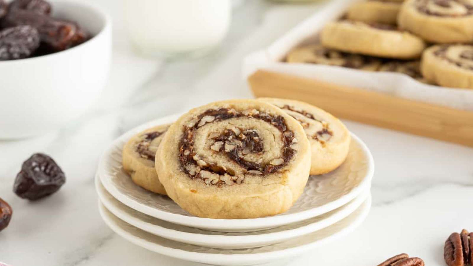 Date Pinwheel Cookies recipe by Valerie’s Kitchen.