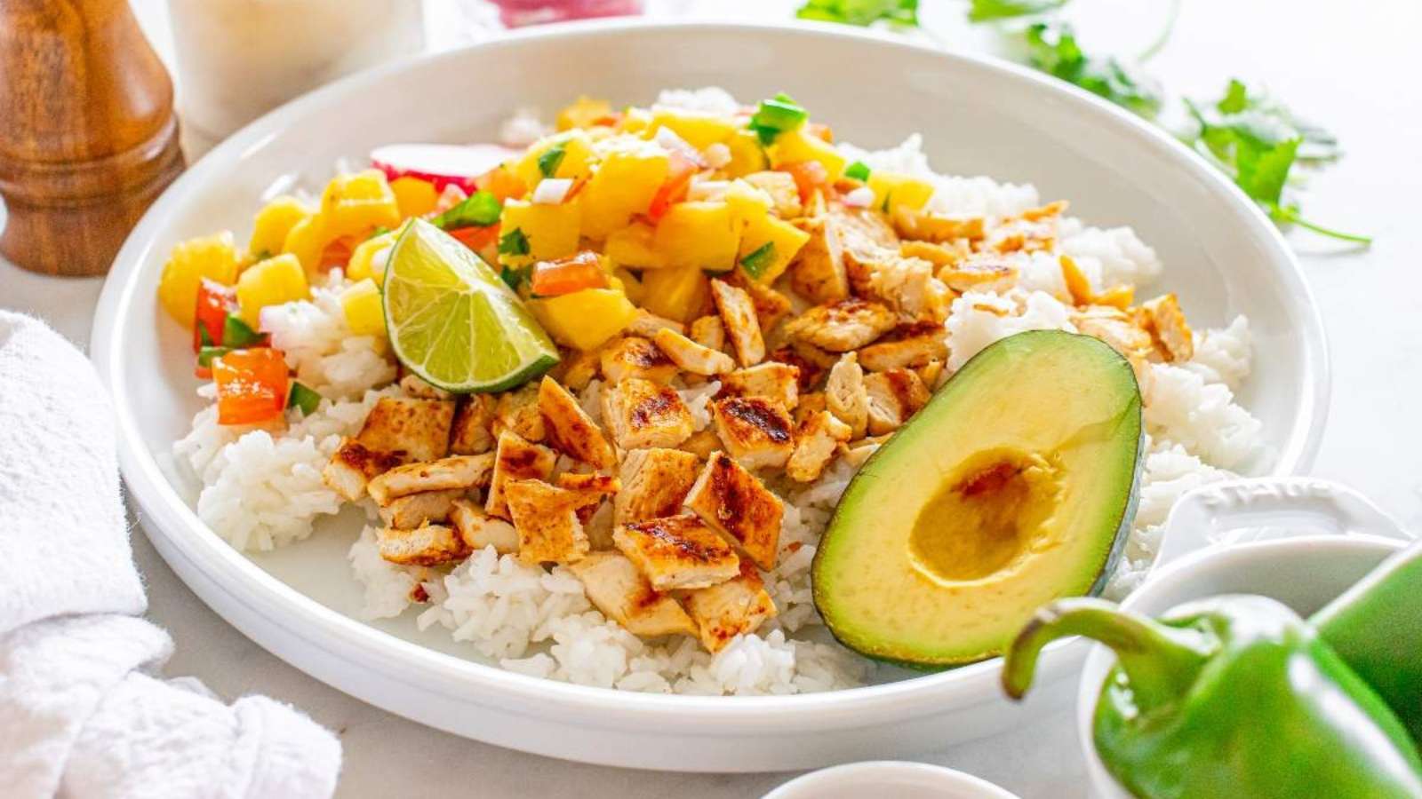 Grilled Chicken With Pineapple Salsa recipe by xoxoBella.