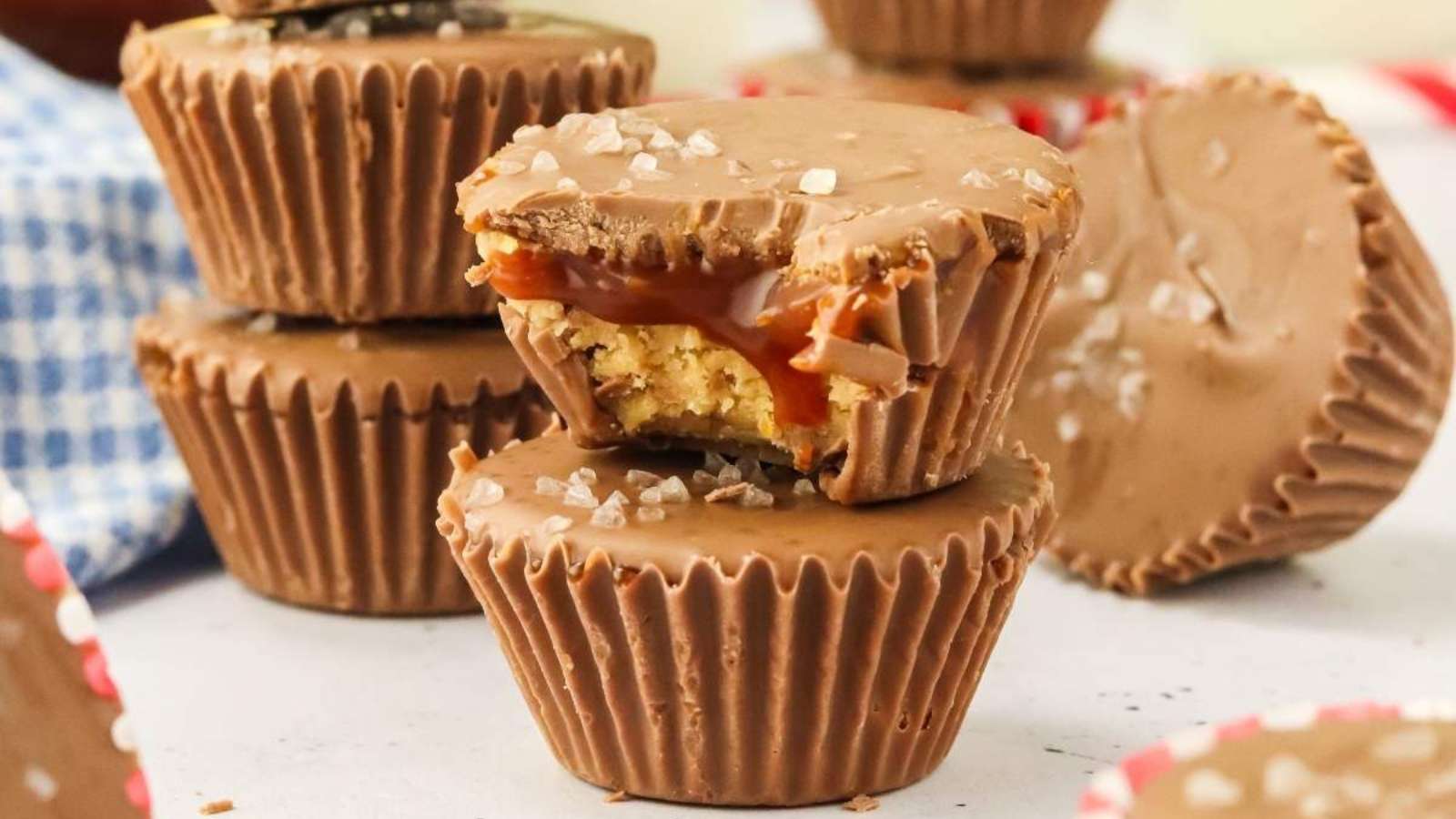 Salted Caramel Peanut Butter Cups recipe by xoxoBella.