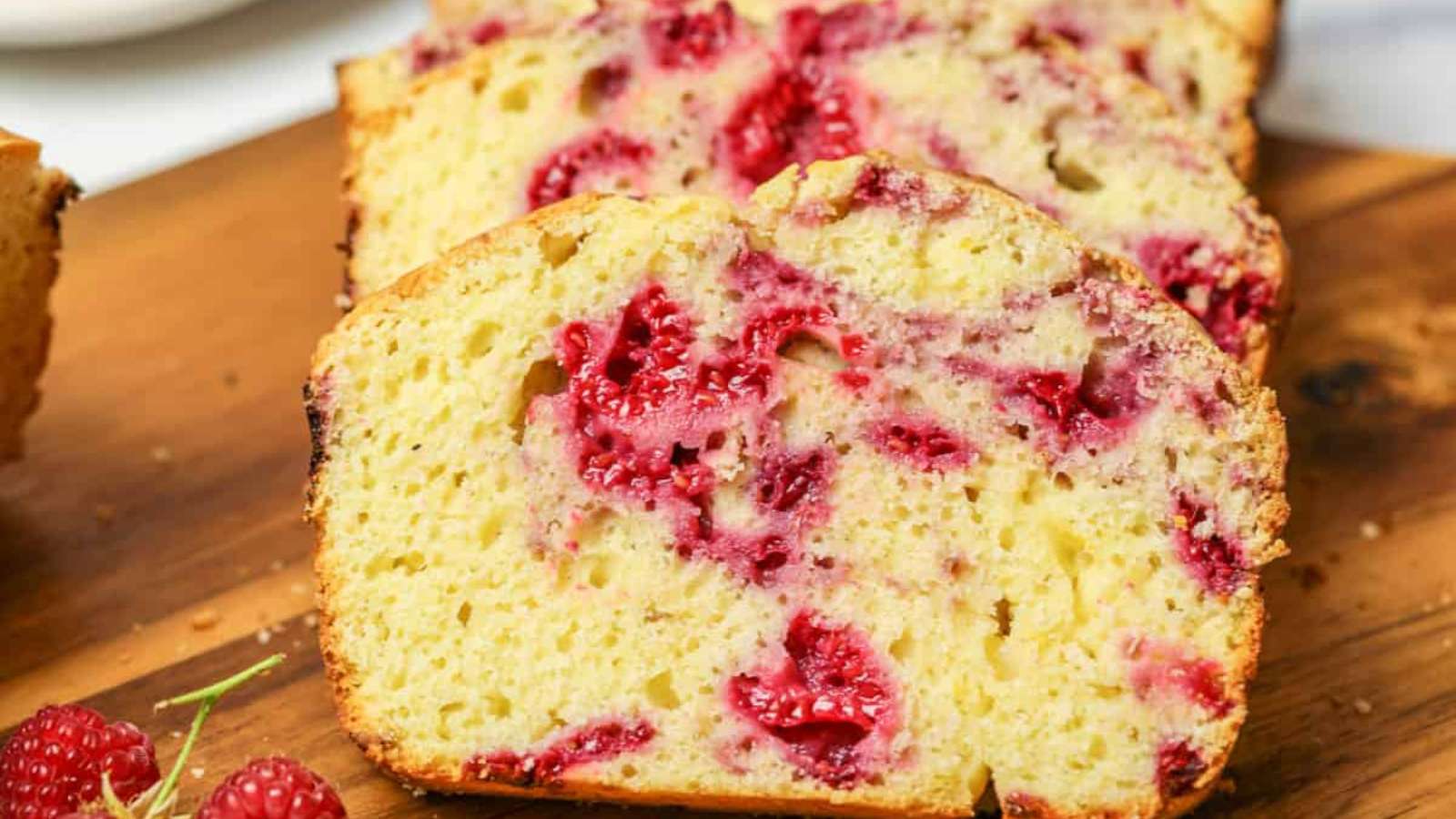 Raspberry Bread recipe by Beyond the Chicken Coop.