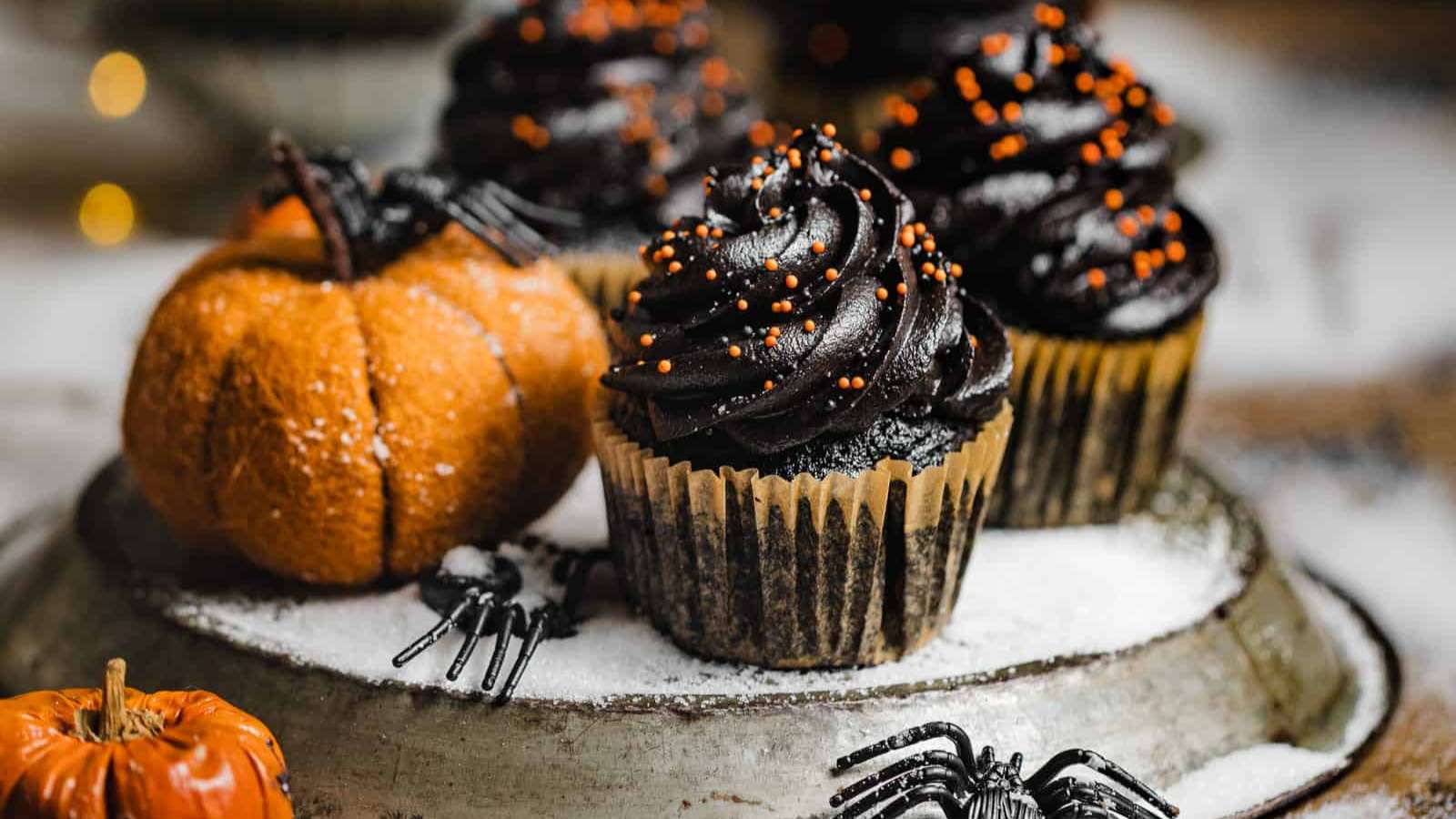 Black Velvet Cupcakes recipe by Britney Breaks Bread.
